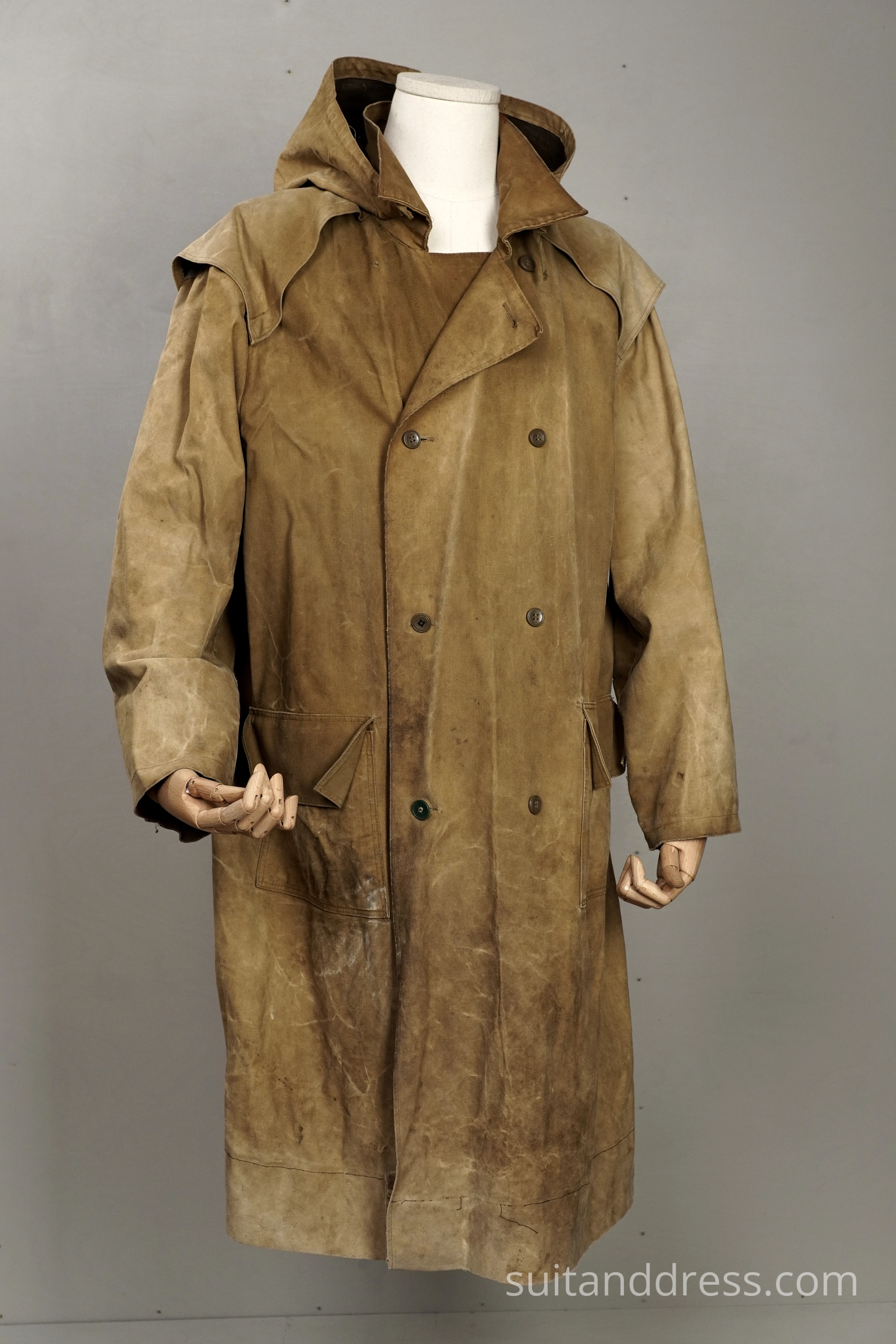 Vintage Soviet canvas work coat