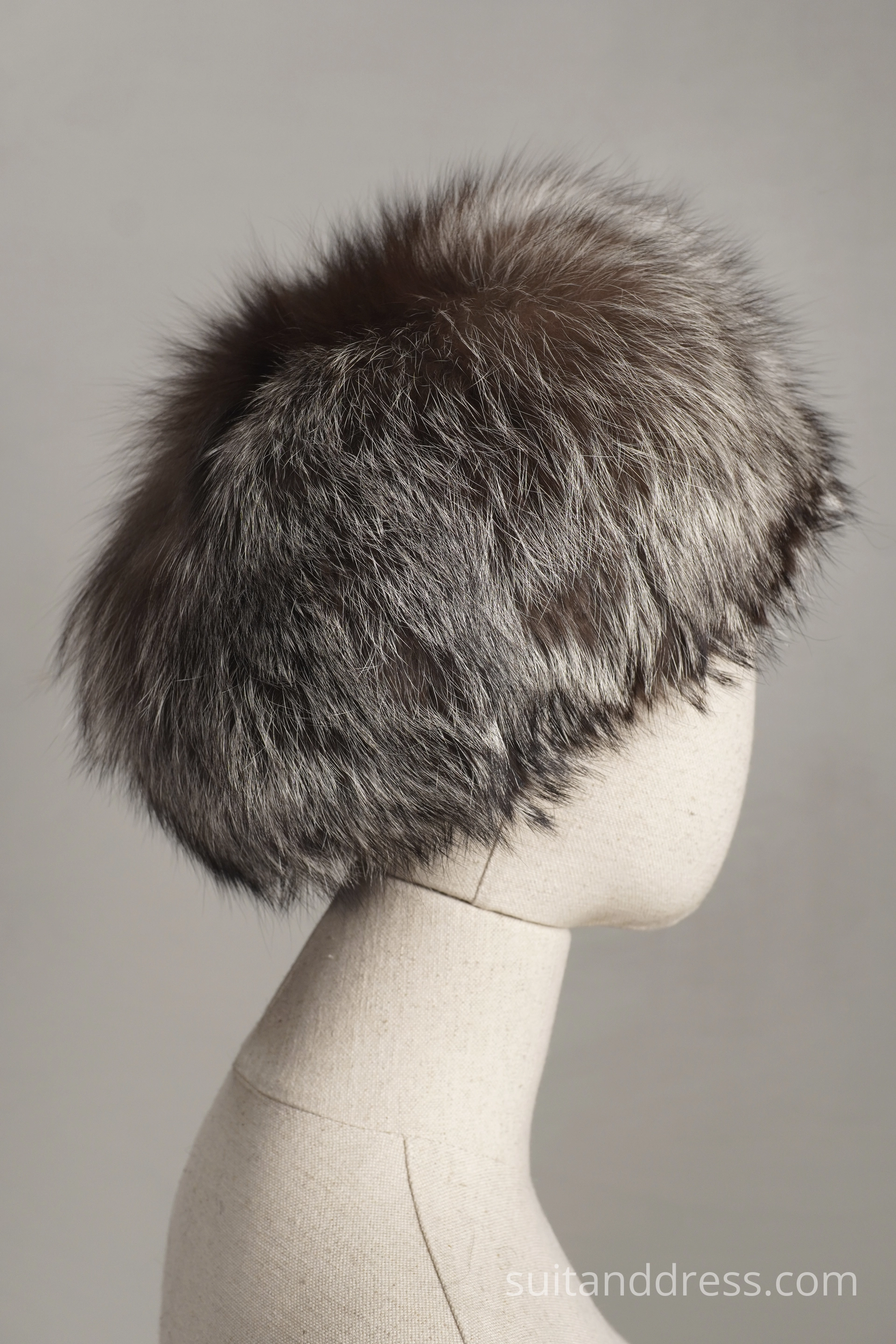 1980s fox fur hat
