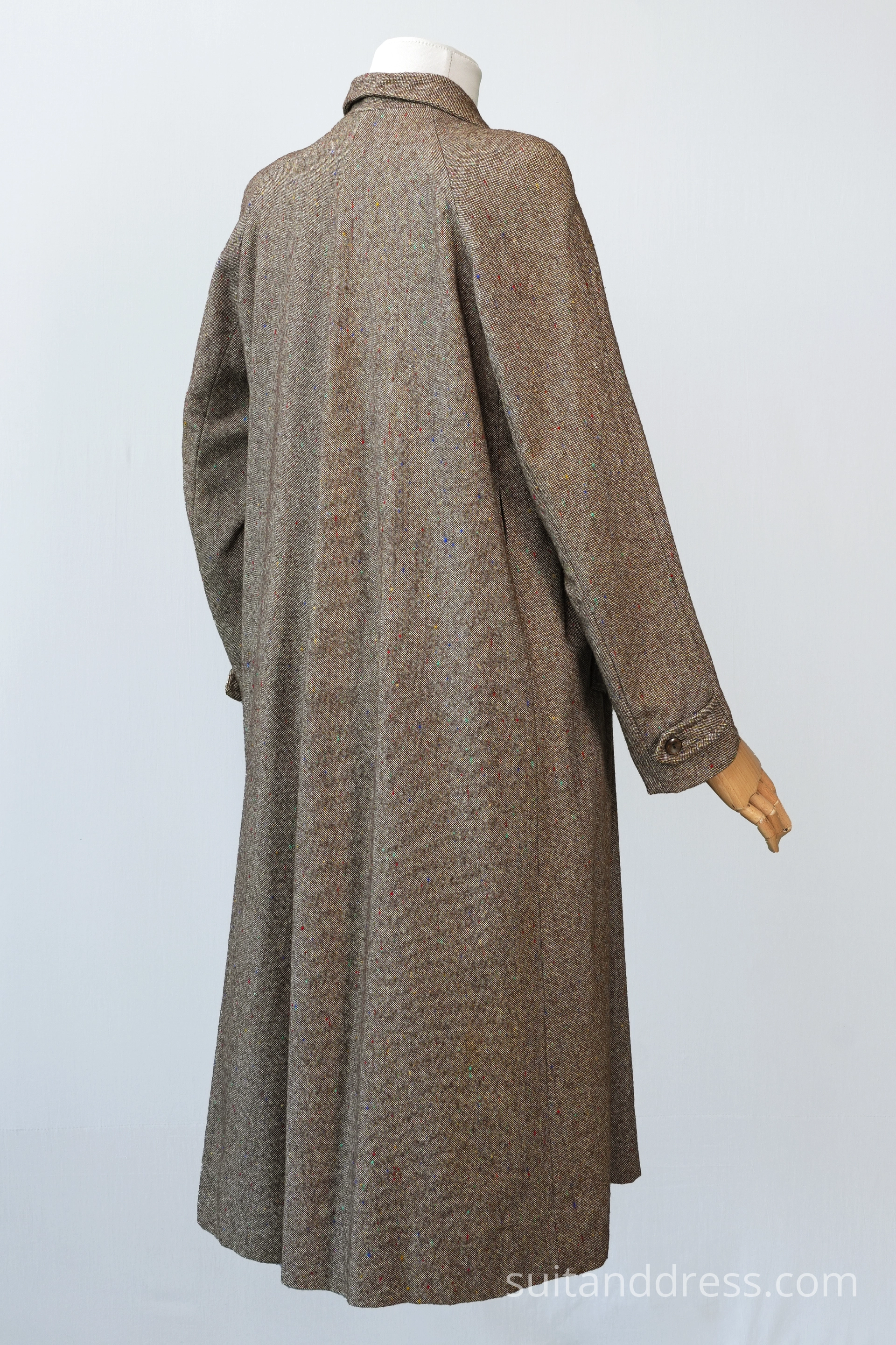 1940s tweed autums swing coat vintage costume rental for films in Riga Latvia