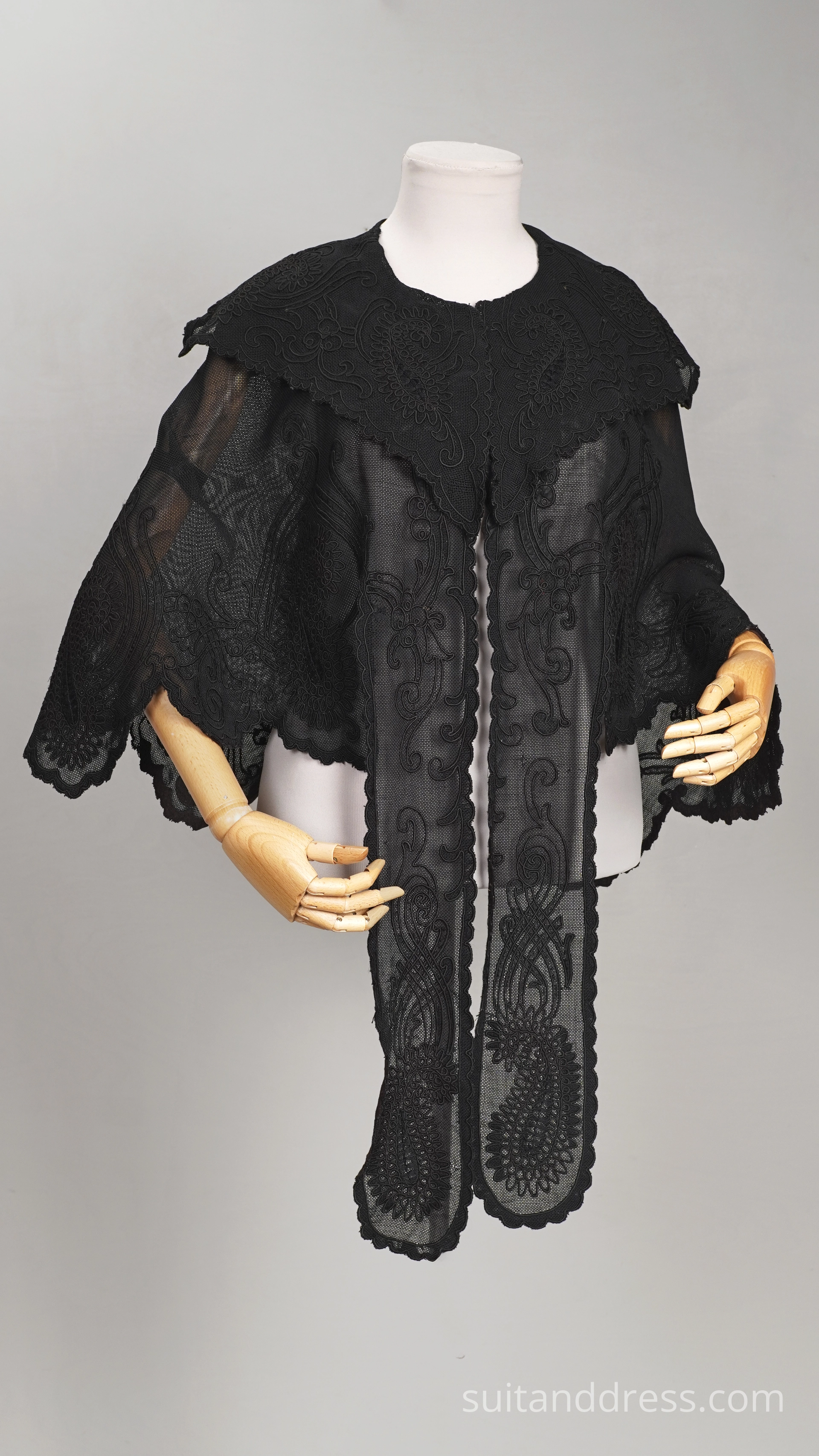 Victorian Edwardian mourning cape
