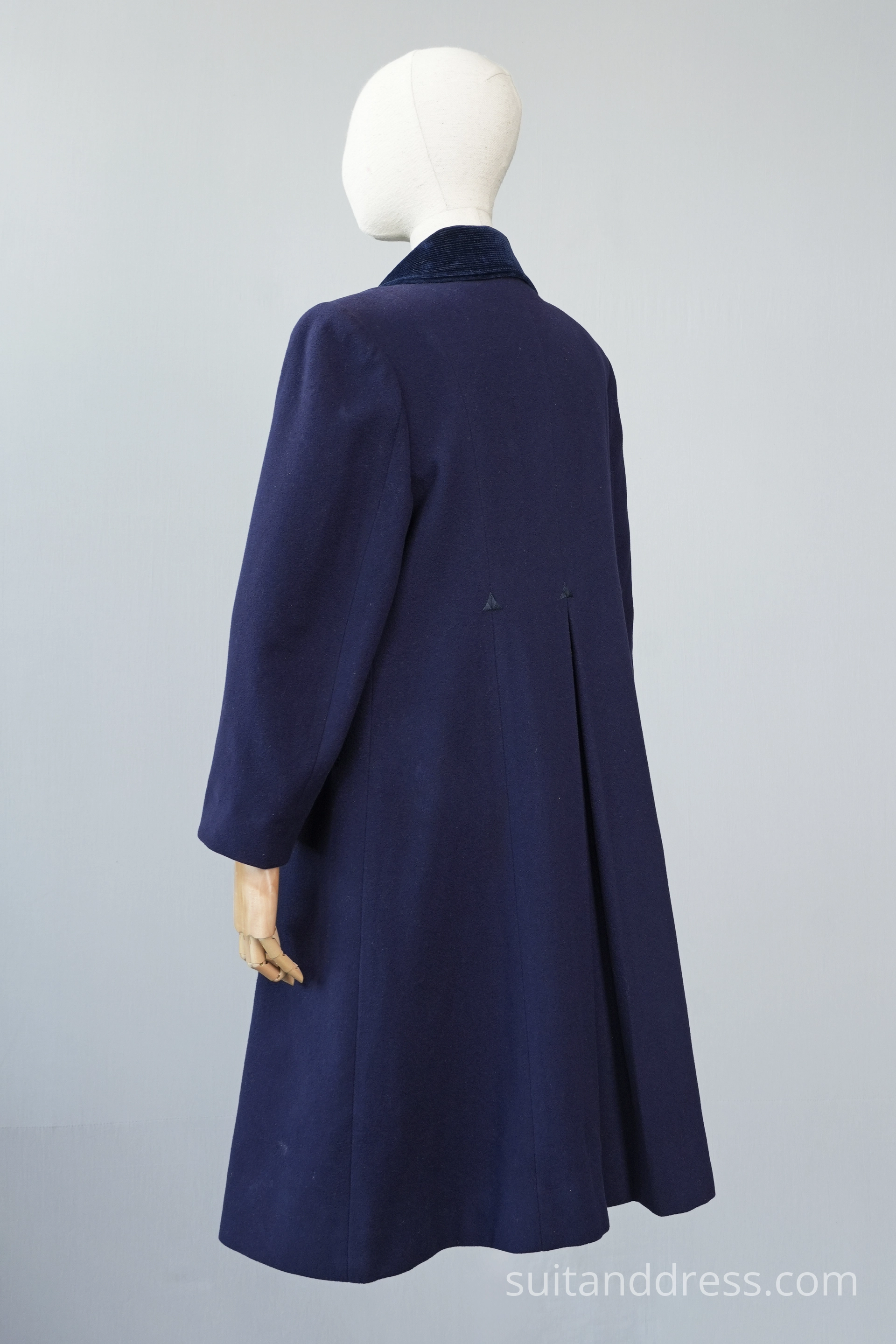 Edwardian style girls coat velvet trimming detail wardrode rental for films vintage costume rent in Latvia Riga