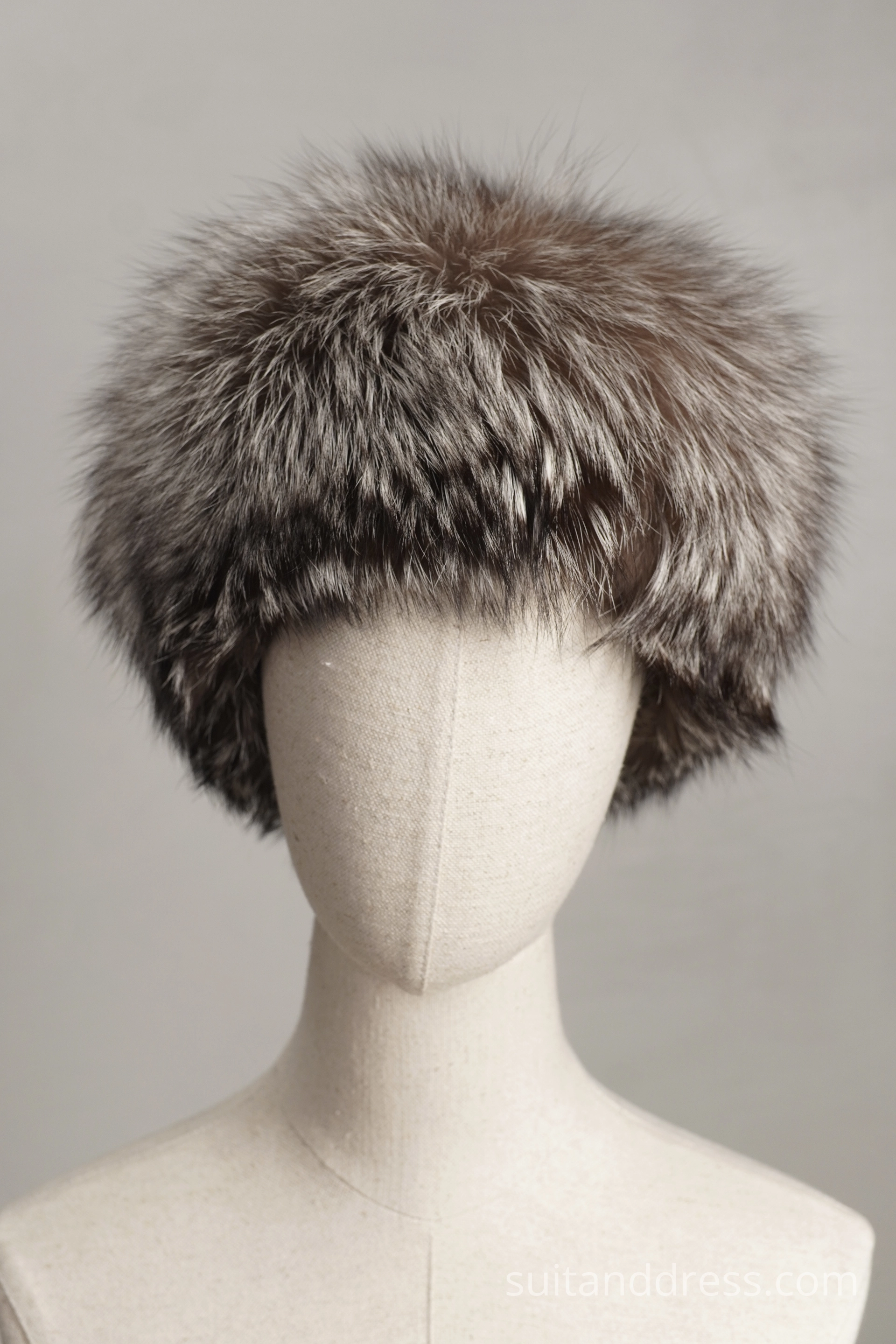 1980s fox fur hat