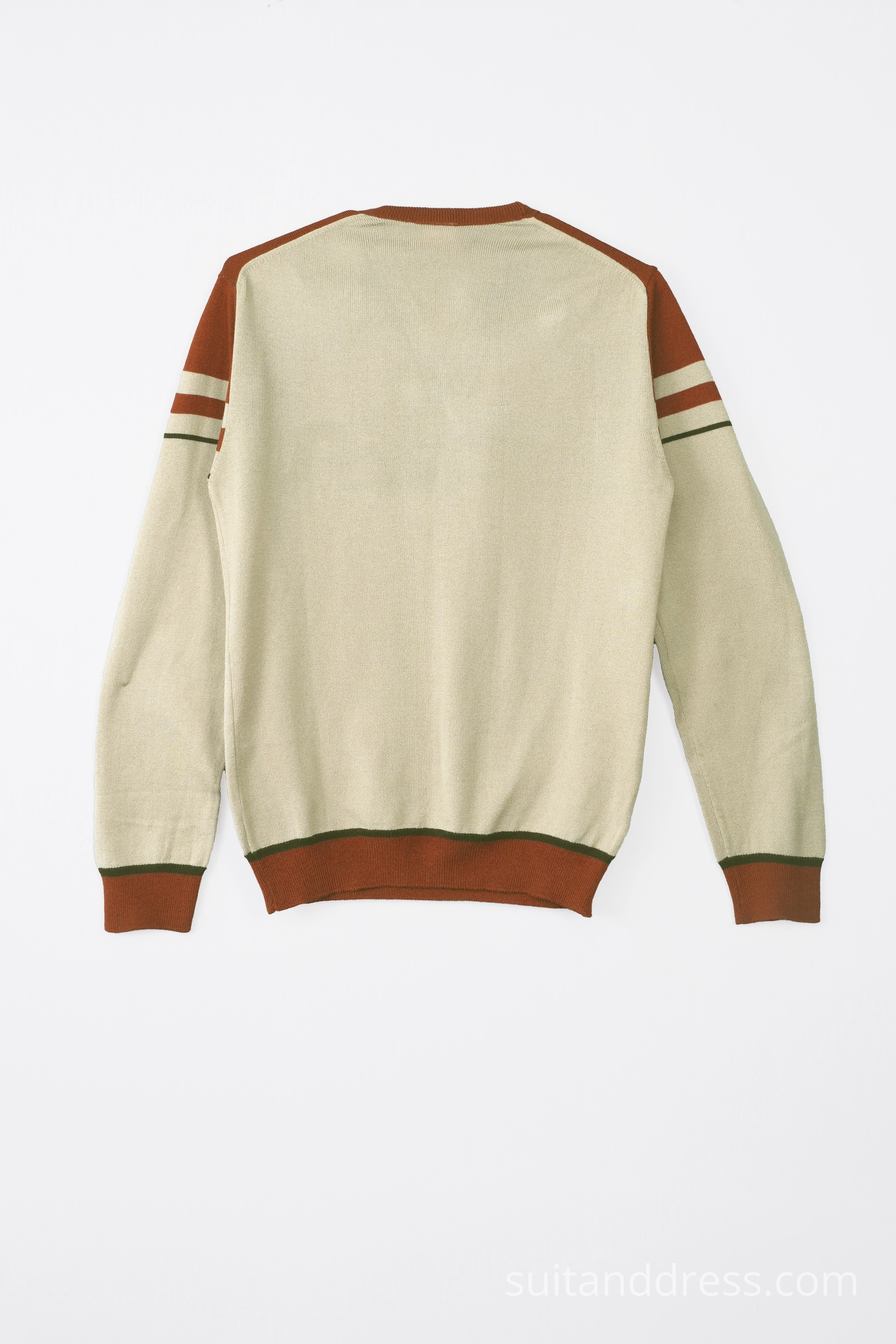 1970s mens v-neck sreped sweather vintage 70s jumper mens fashion costume rental for films in Riga Latvia