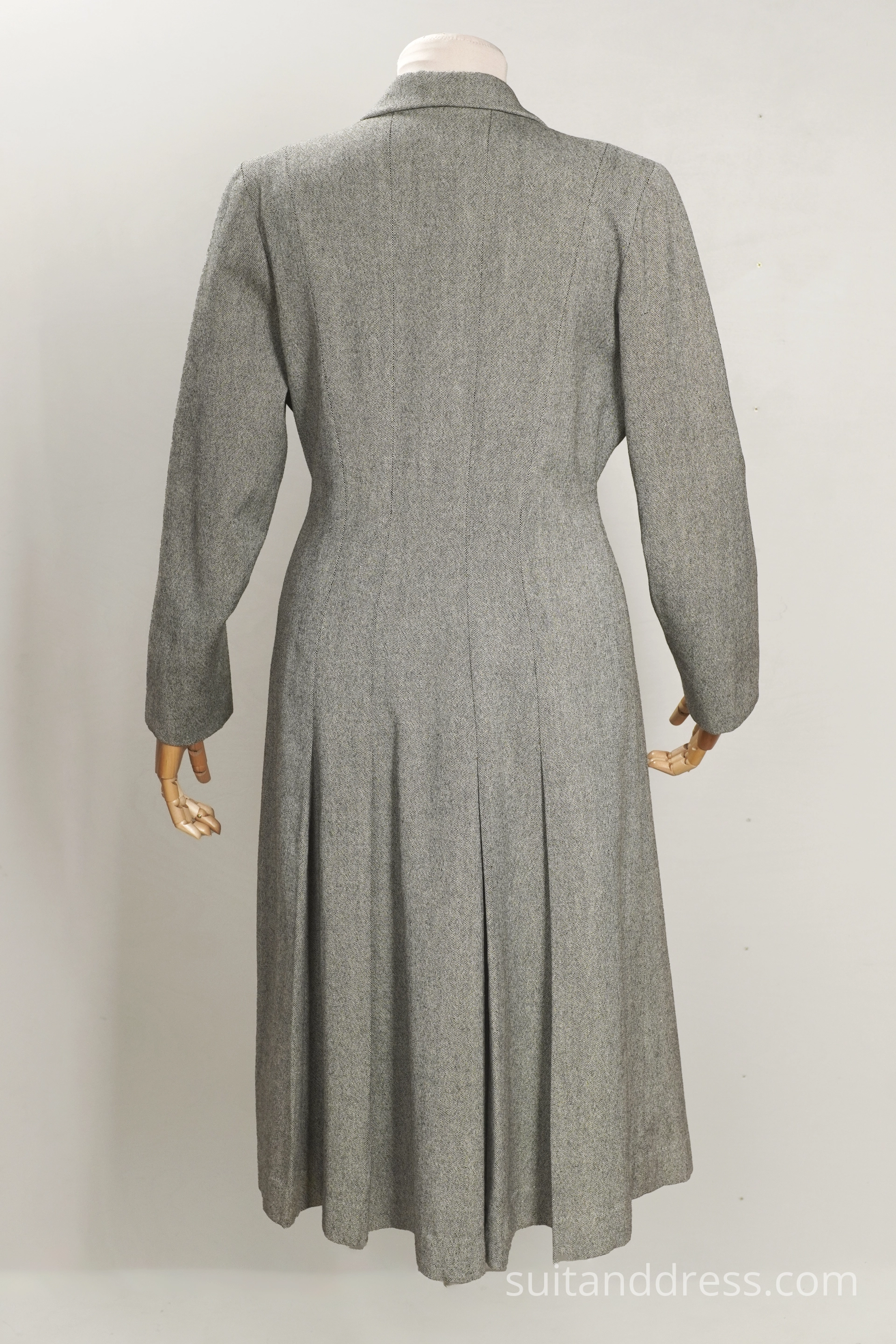 1940s tweed autumn coat