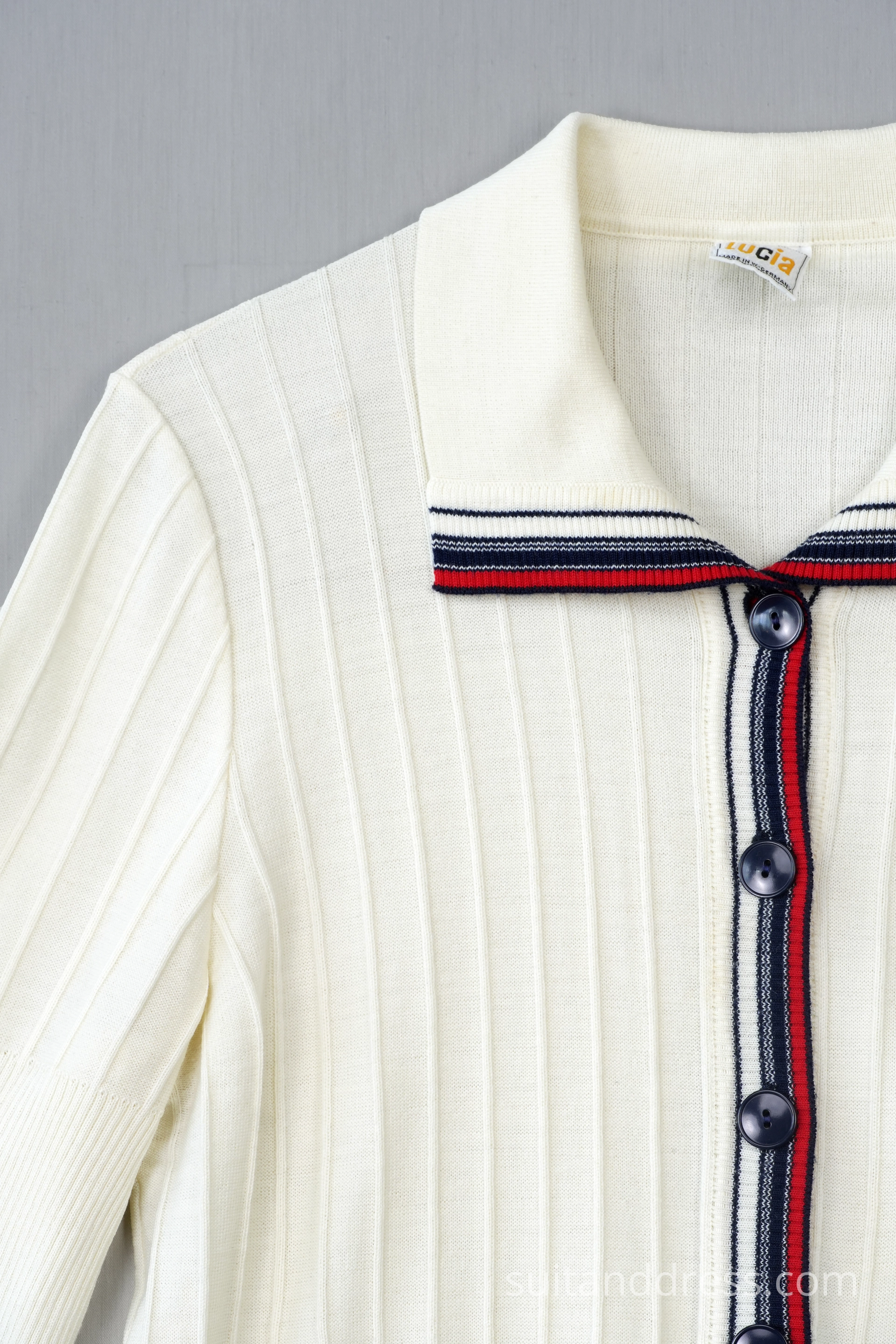 1960s 70s short sleeve cardigan period costume hire rental for films in Riga Latvia