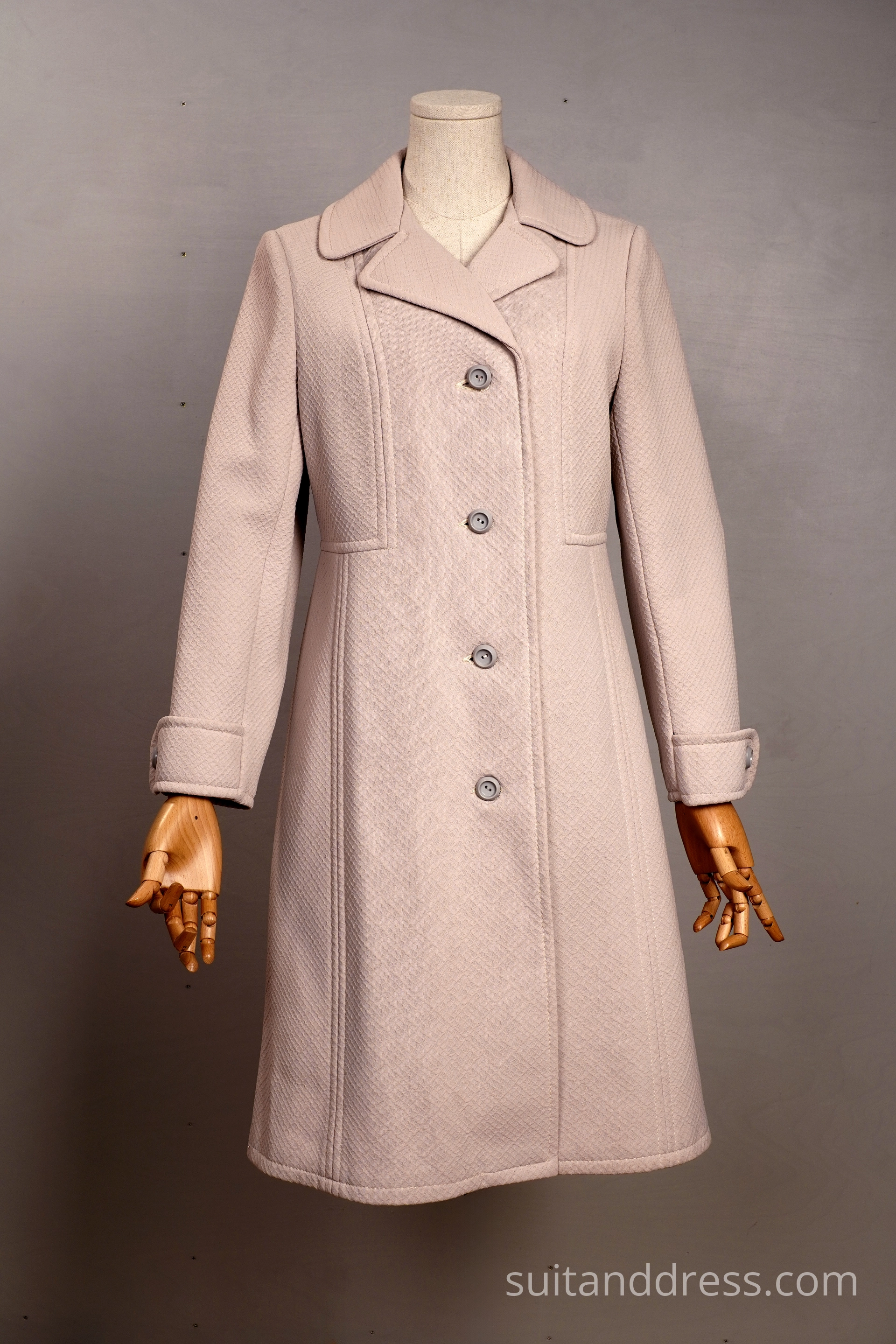 1970s crimplene trench coat 