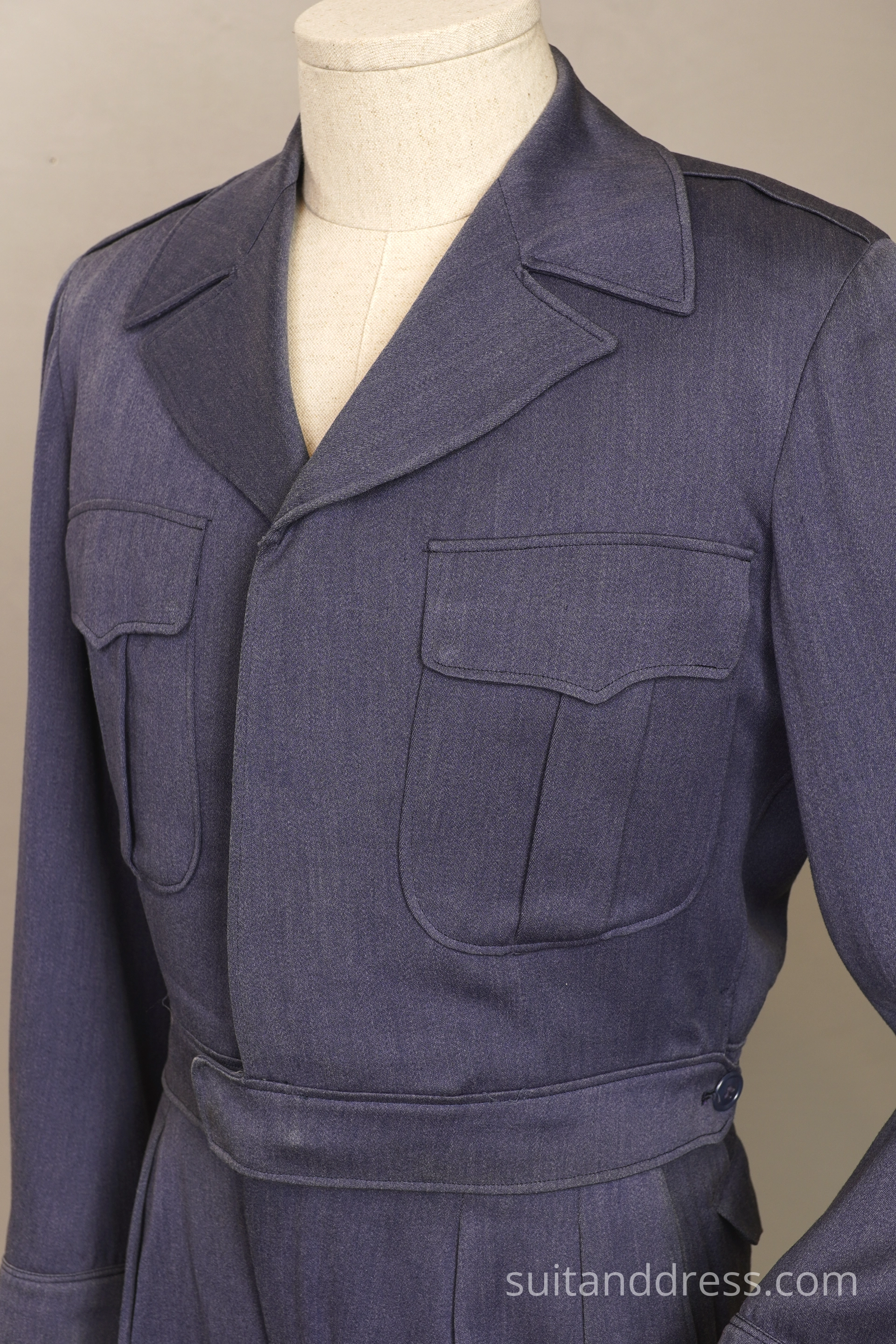 1950s military style suit