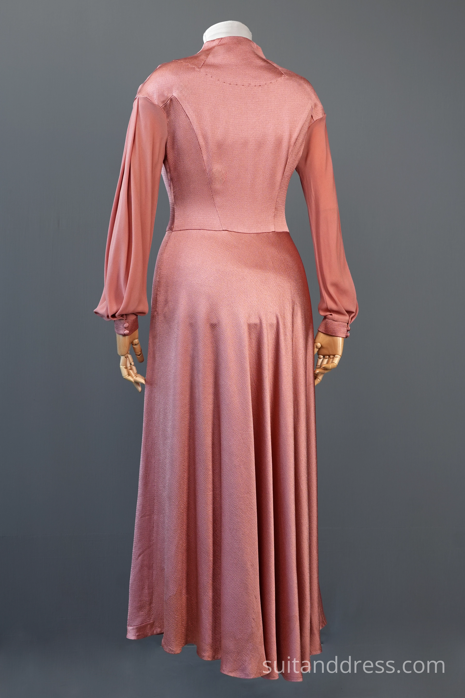 1930s style maxi evening dress vintage costume rental for films in Riga Latvia