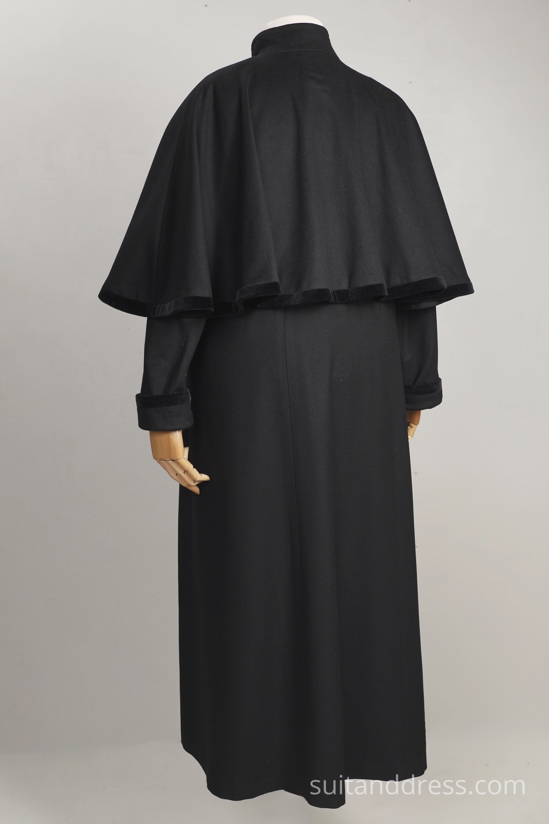 Modern-made Edwardian ladies winter coat costume rent