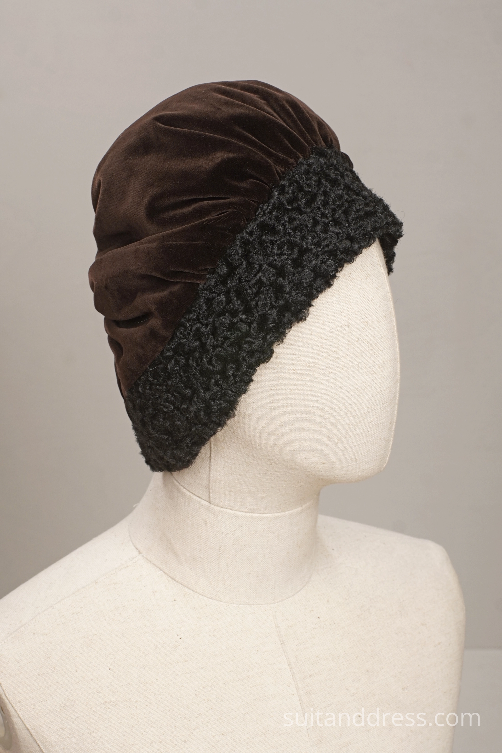 Edwardian wimter hat replica vintage costume rent for films Riga