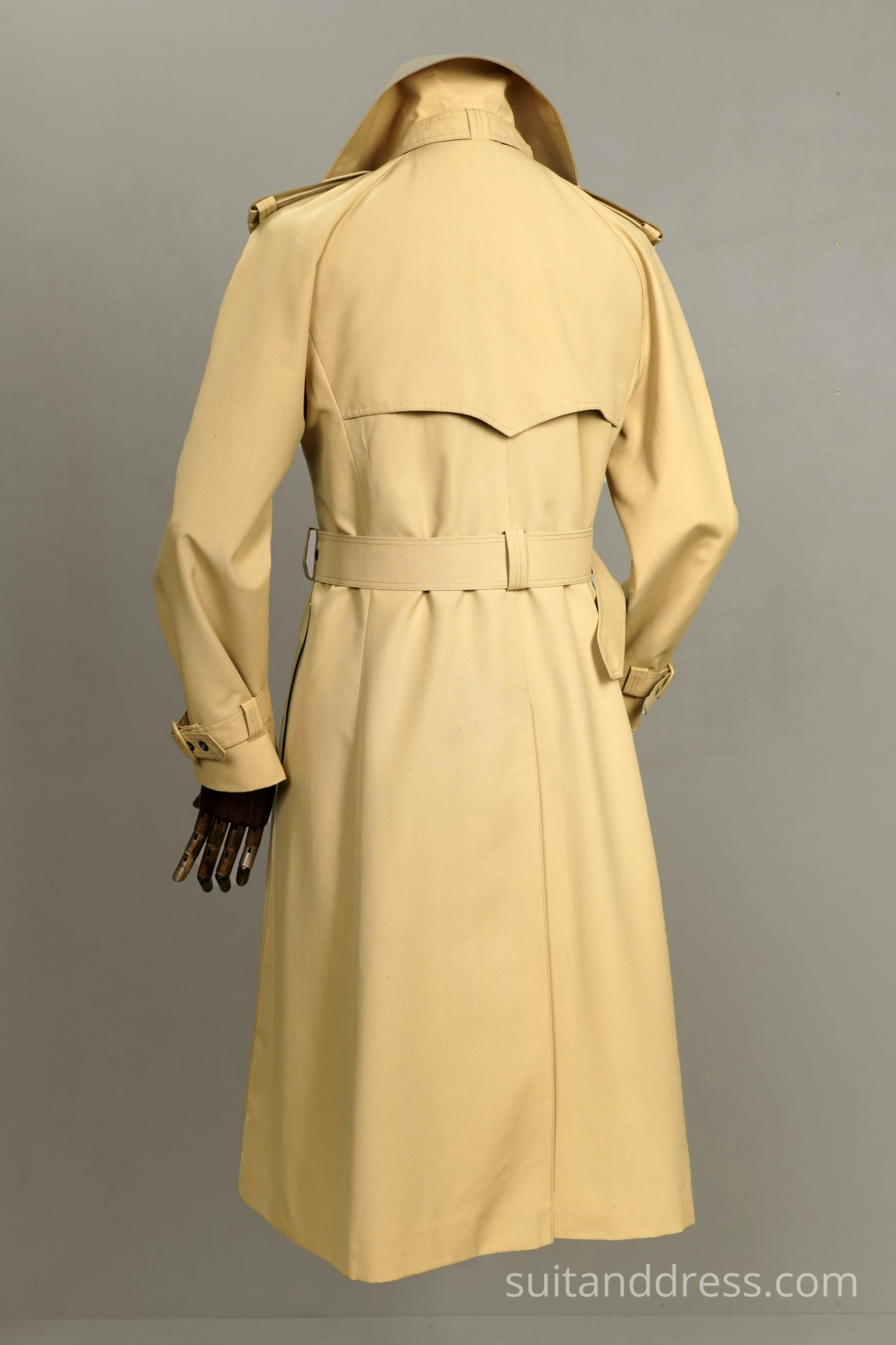 1970s wide lapels tench coat