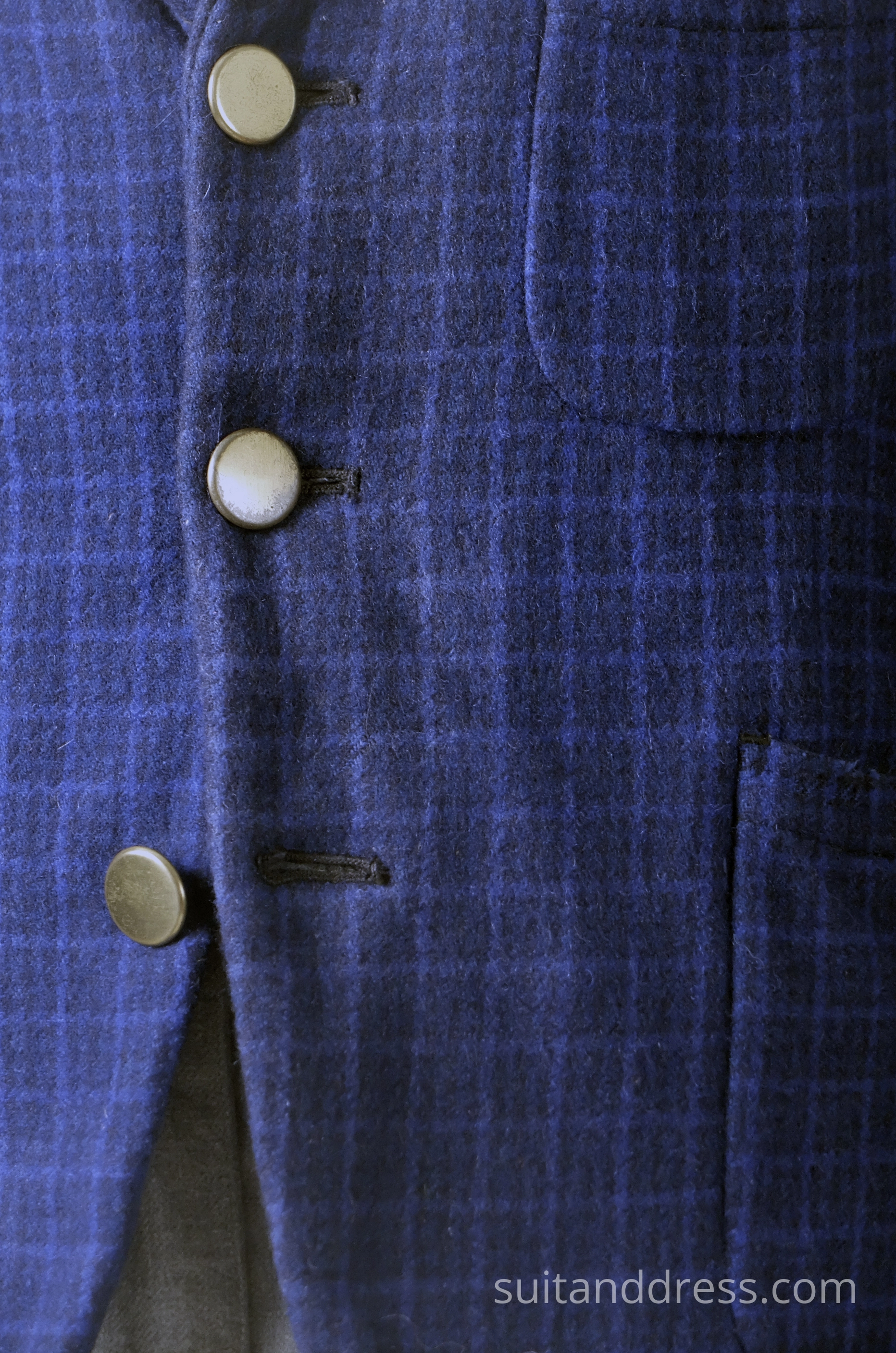 vintage 1950s boys blazer blue check
