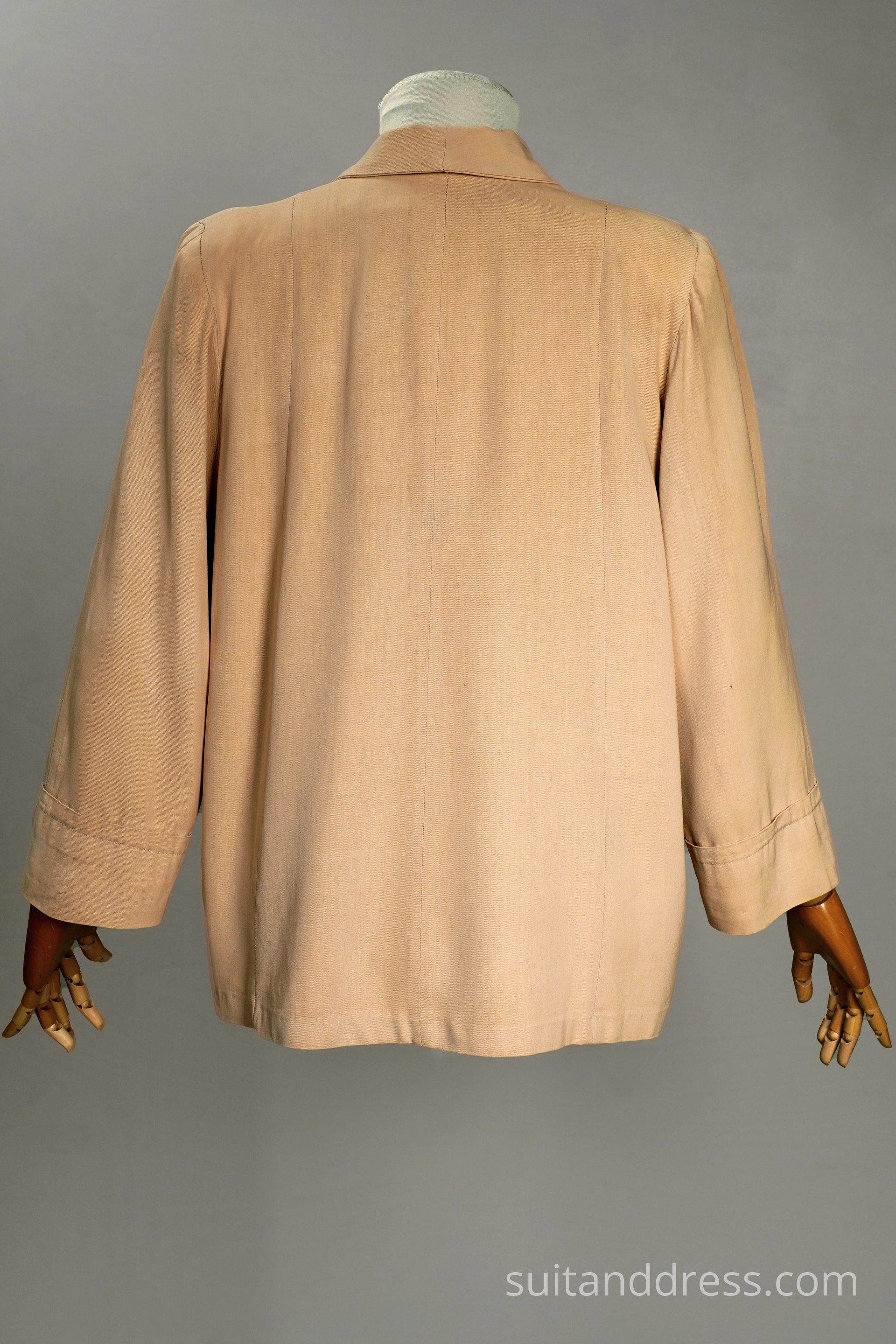 1940s swing jacket gabardine peach colour 40s fashion rent