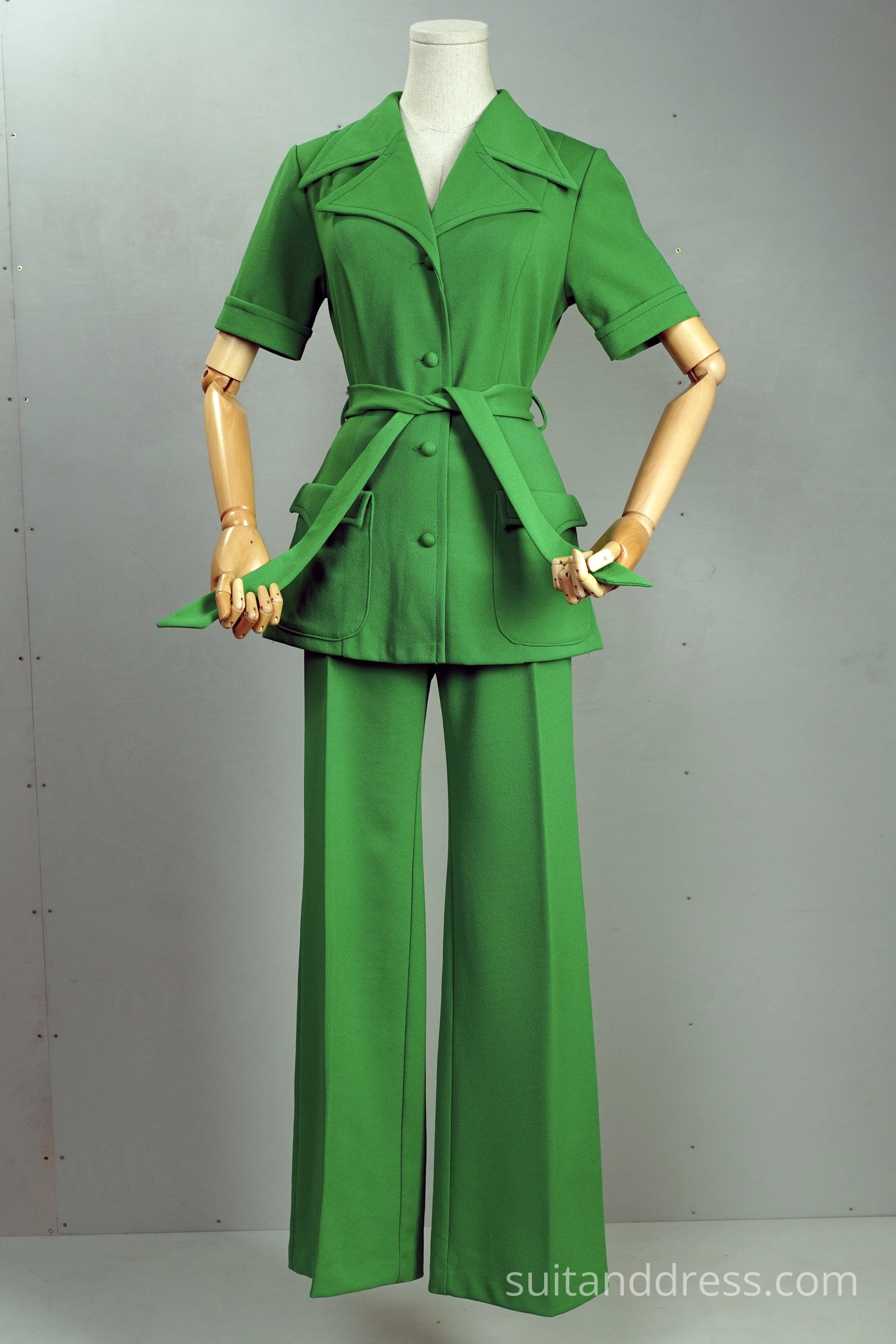 1970s crimplene pants suit for rent 