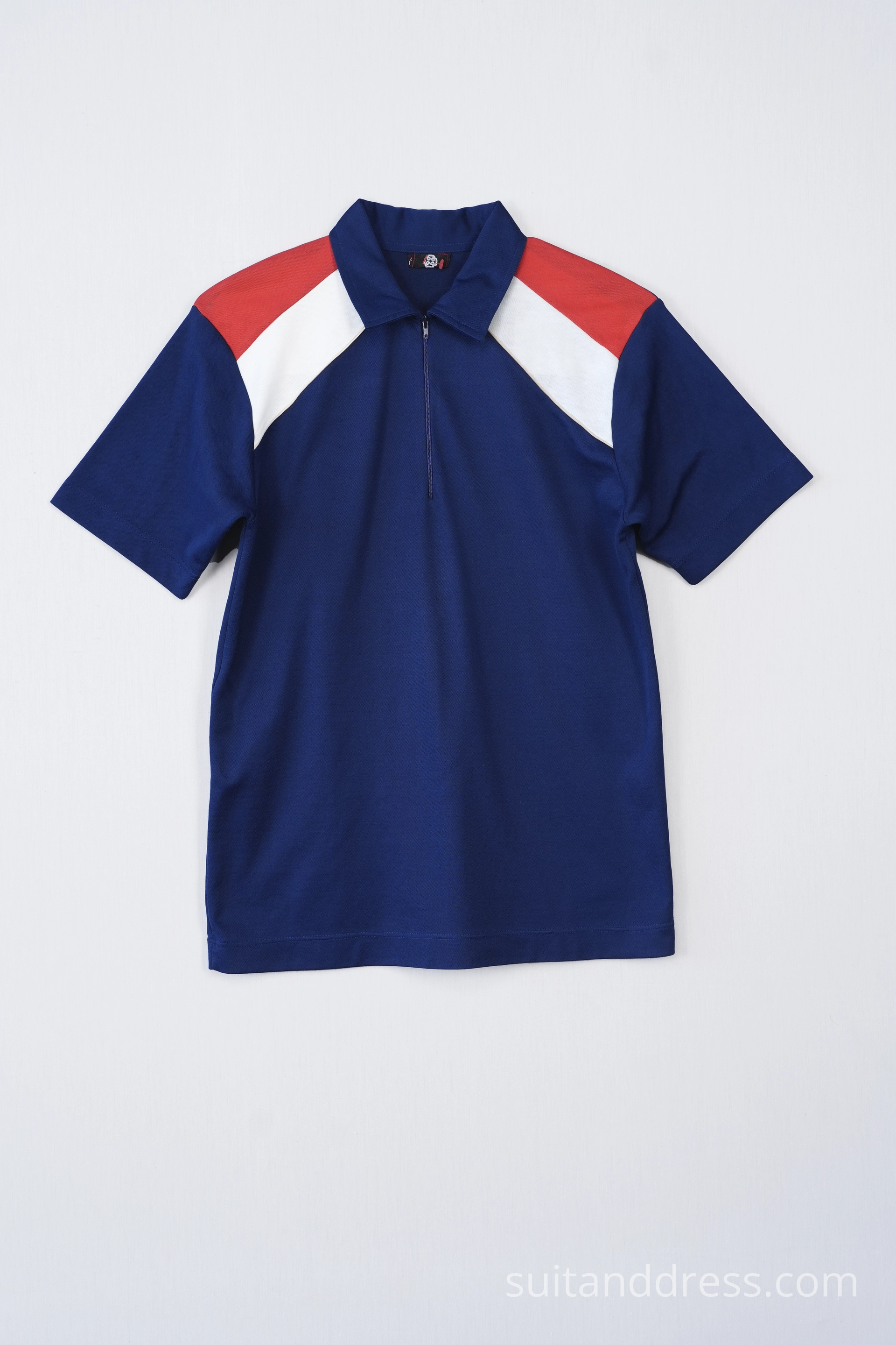 1980s colourblock polo shirt vintage costume rental for films in Riga Latvia