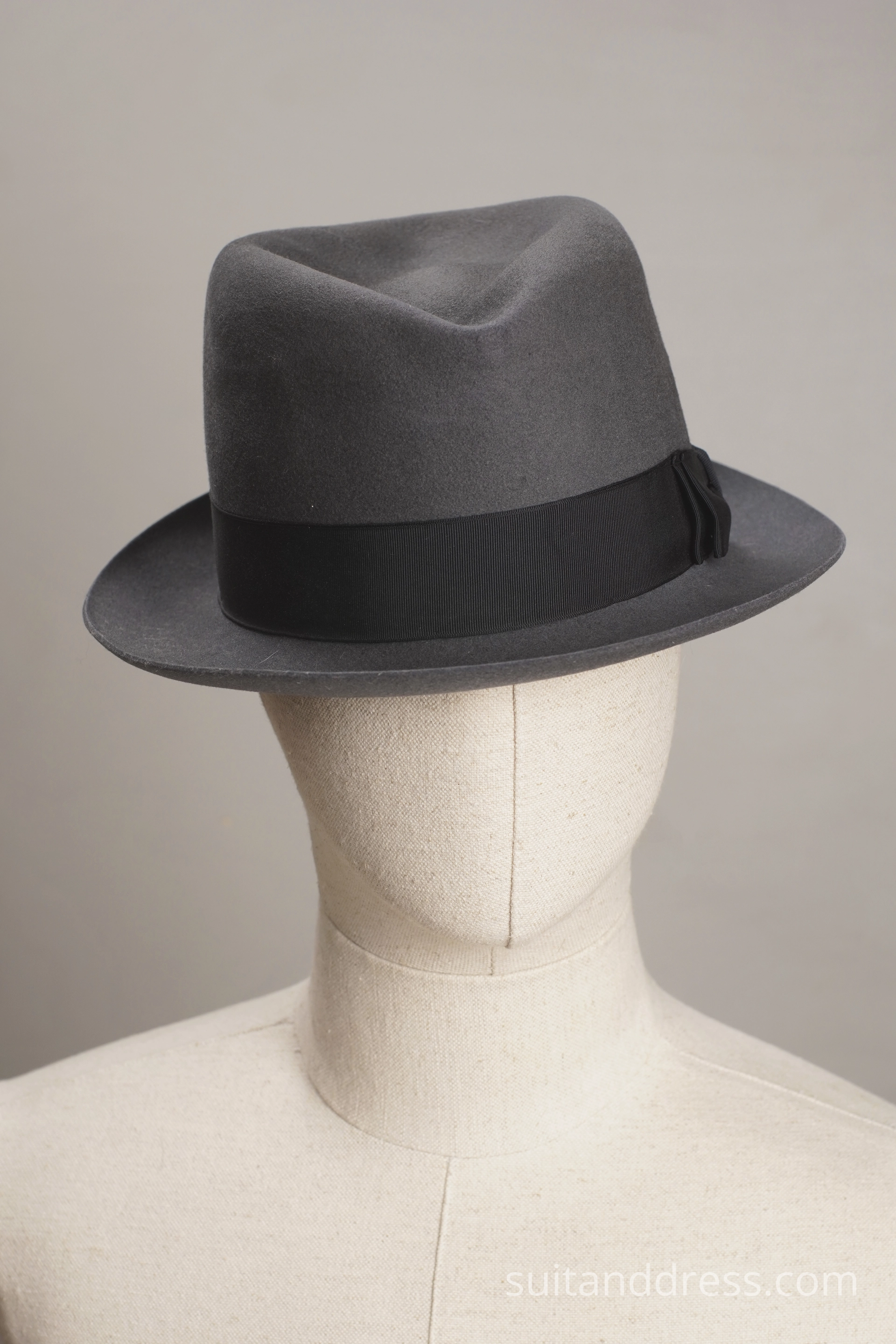1960s fedora in grey vintage mens hats for rent