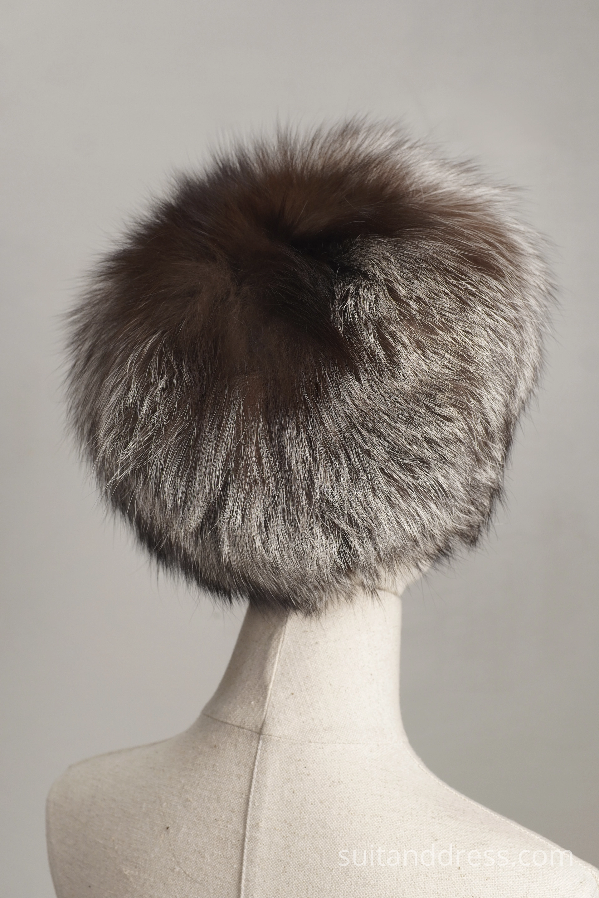 1980s fox fur hat