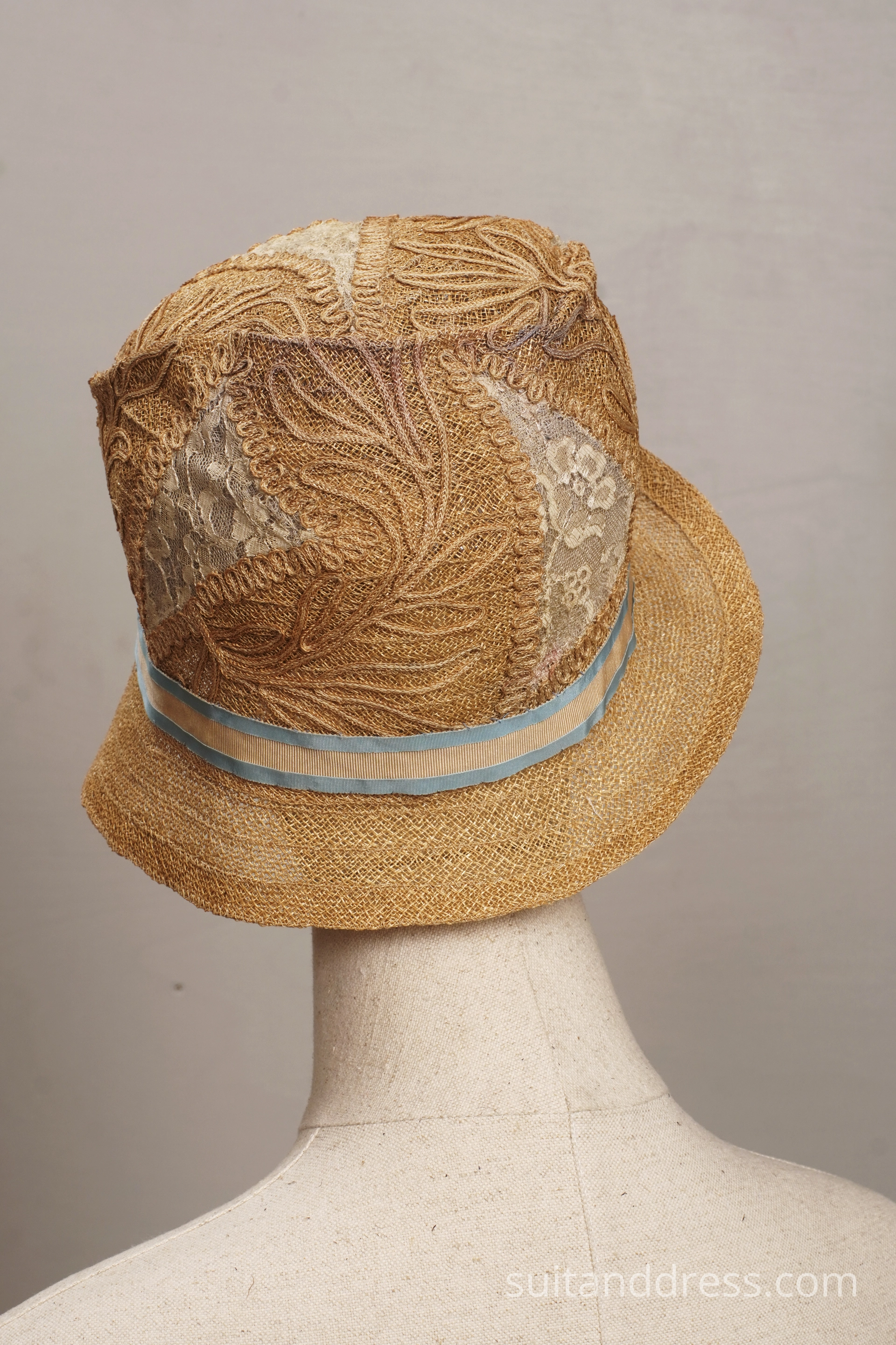 1920s summer cloche embellished