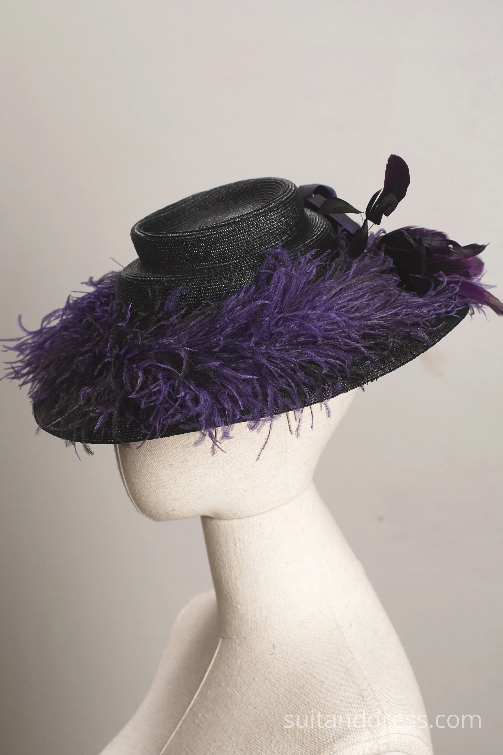Edwardian time summer hat vintage Ladys hat 1900 for rent