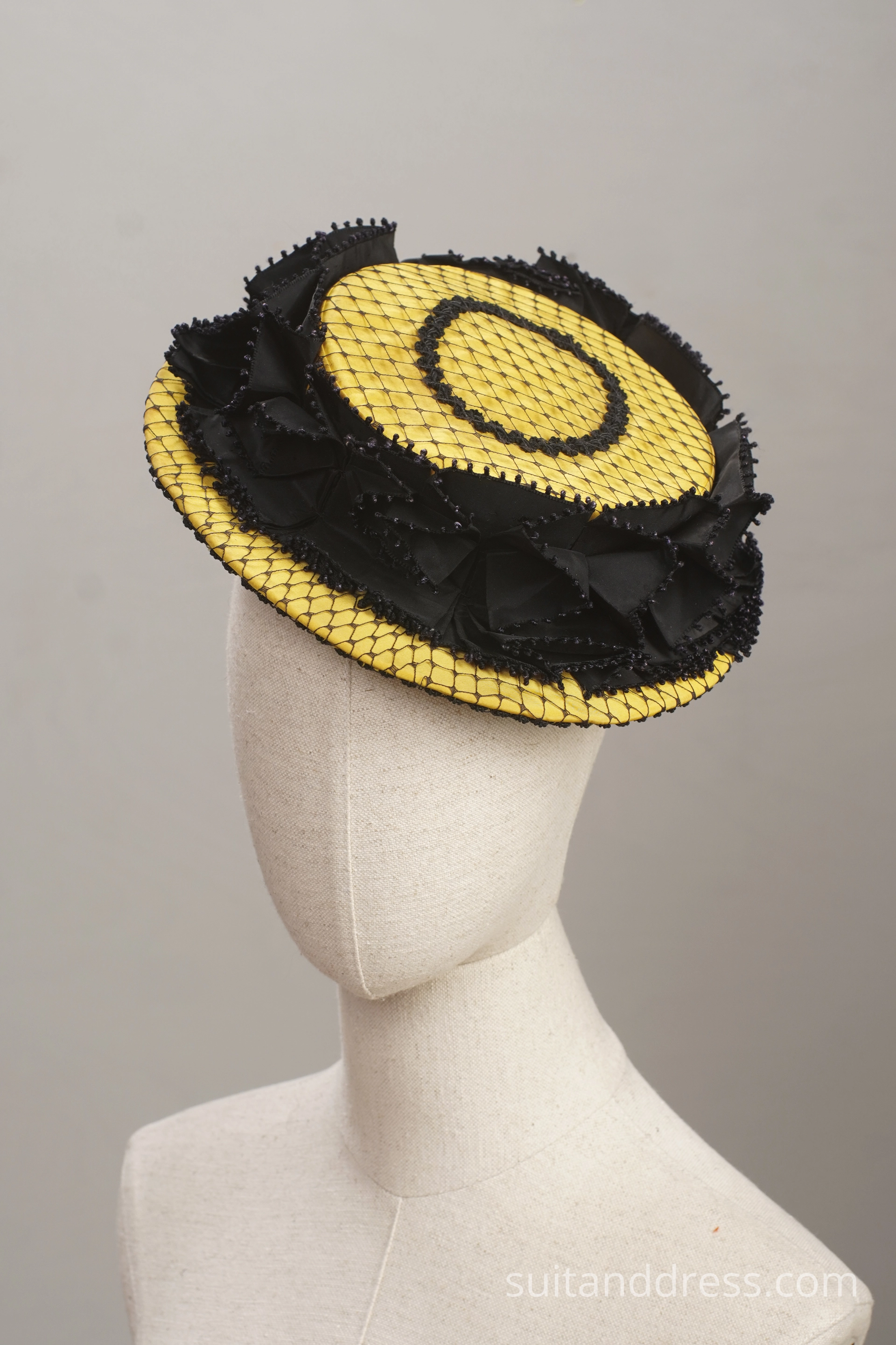 Edwardian french taffeta hat