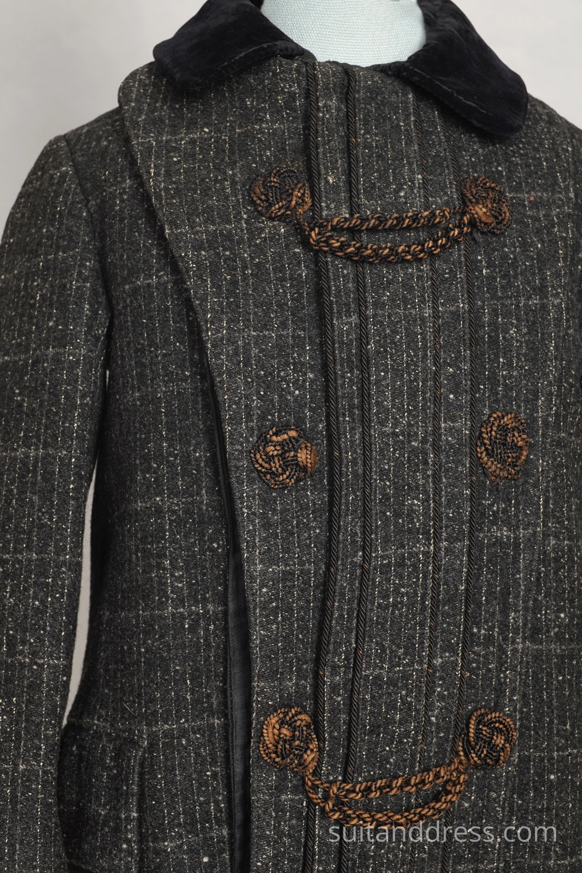 Edwardian boys coat Victorian style childswear kids fashion in 1900s historical costume rent in Riga