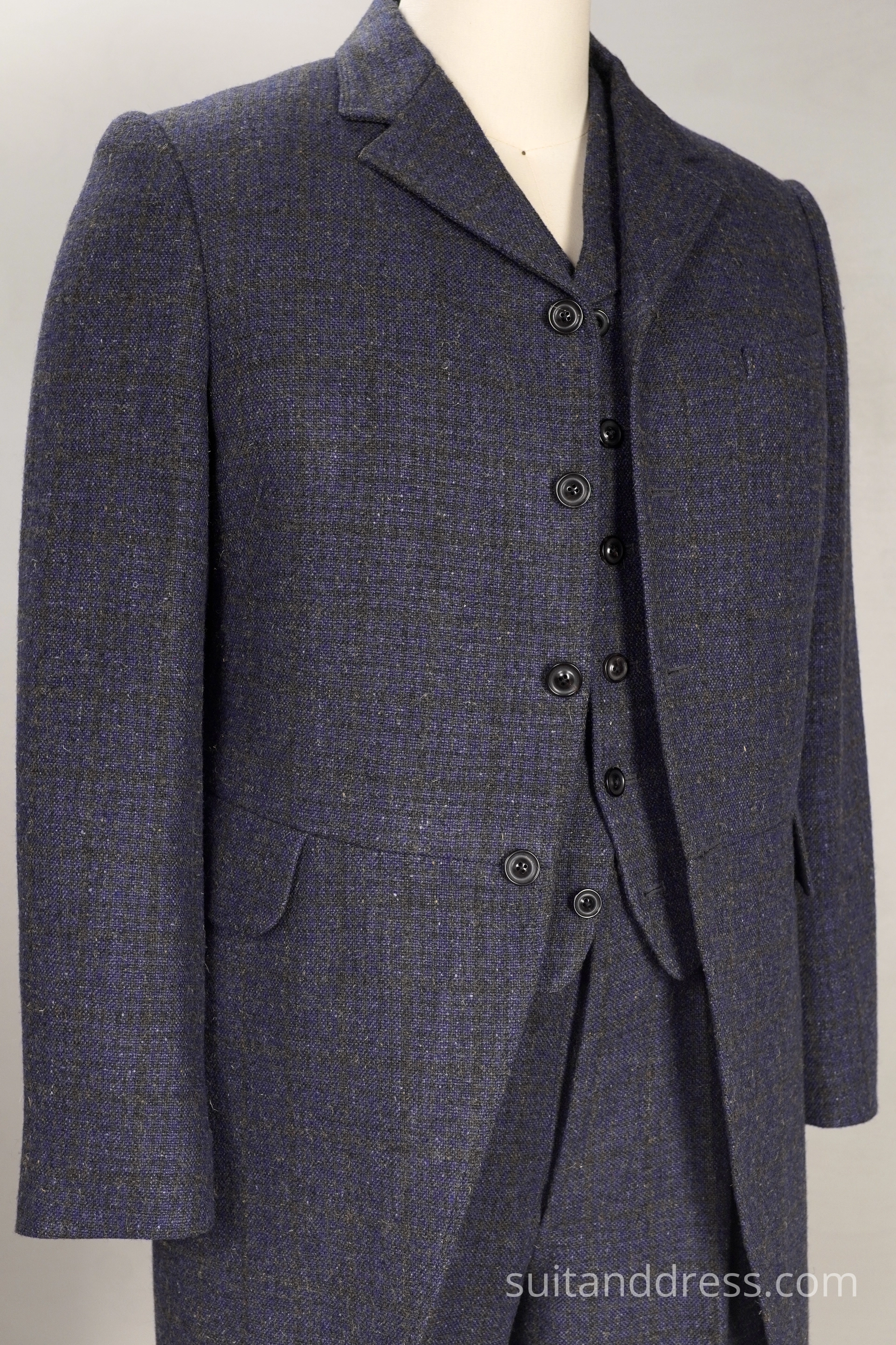 Edwardian three piece suit replica