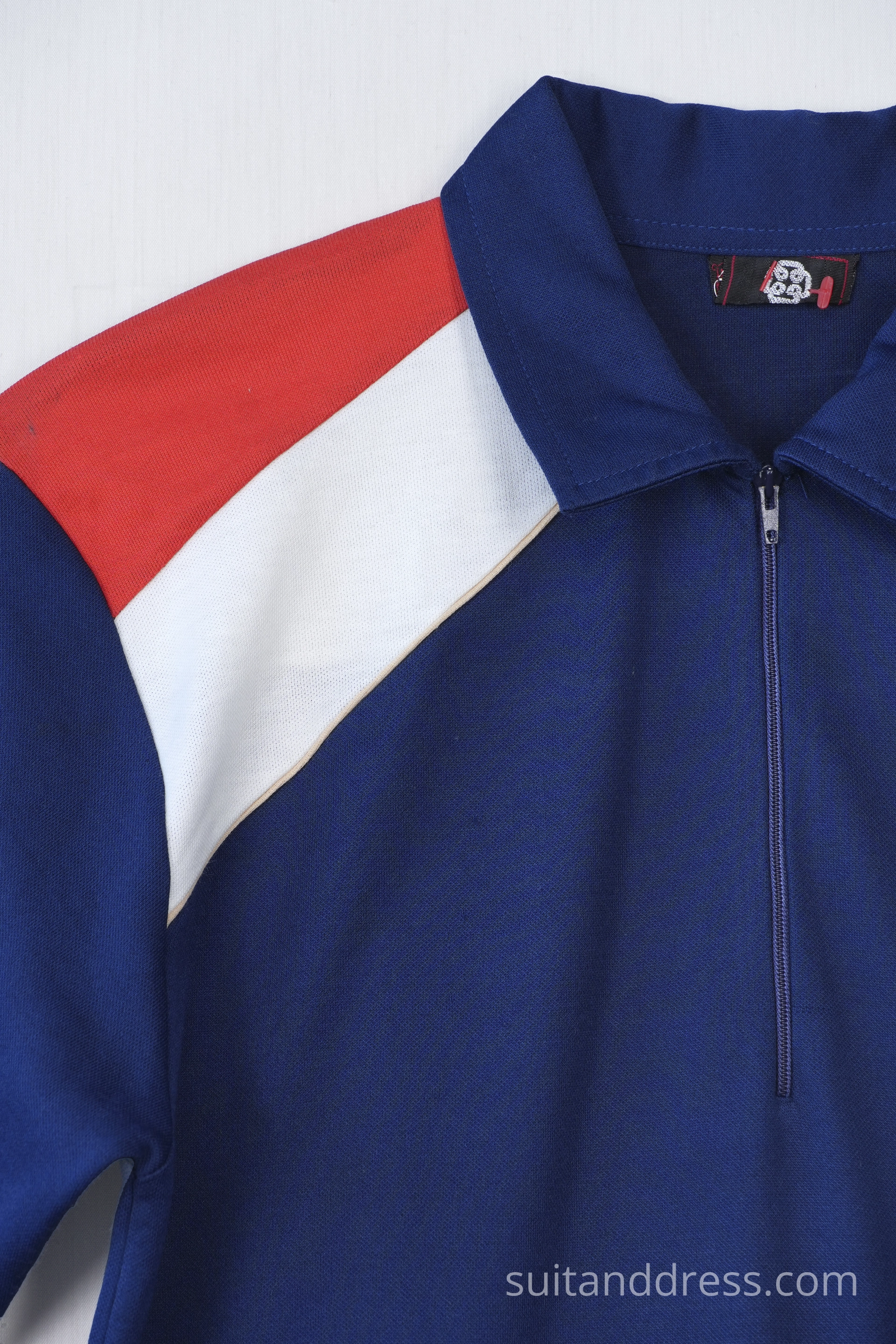 1980s colourblock polo shirt vintage costume rental for films in Riga Latvia