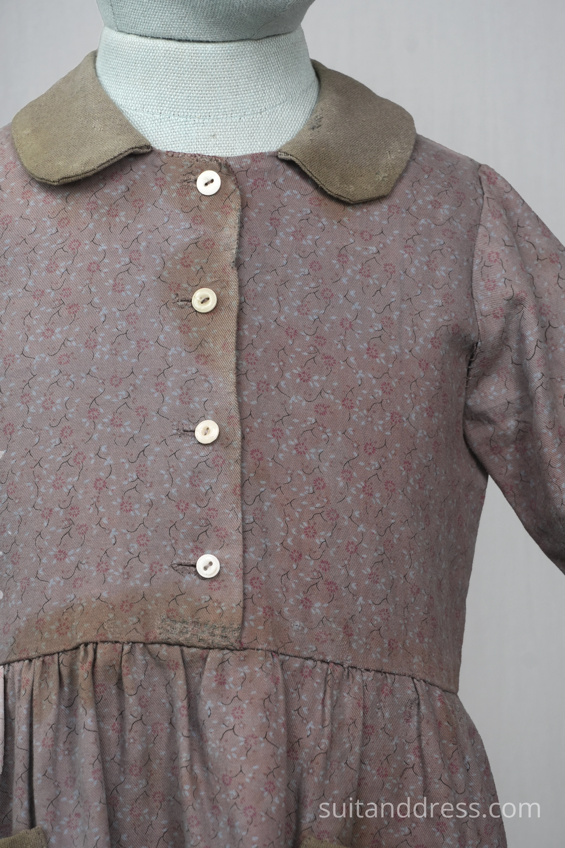 1940s handmade distressed girls dress wordrobe rent 
