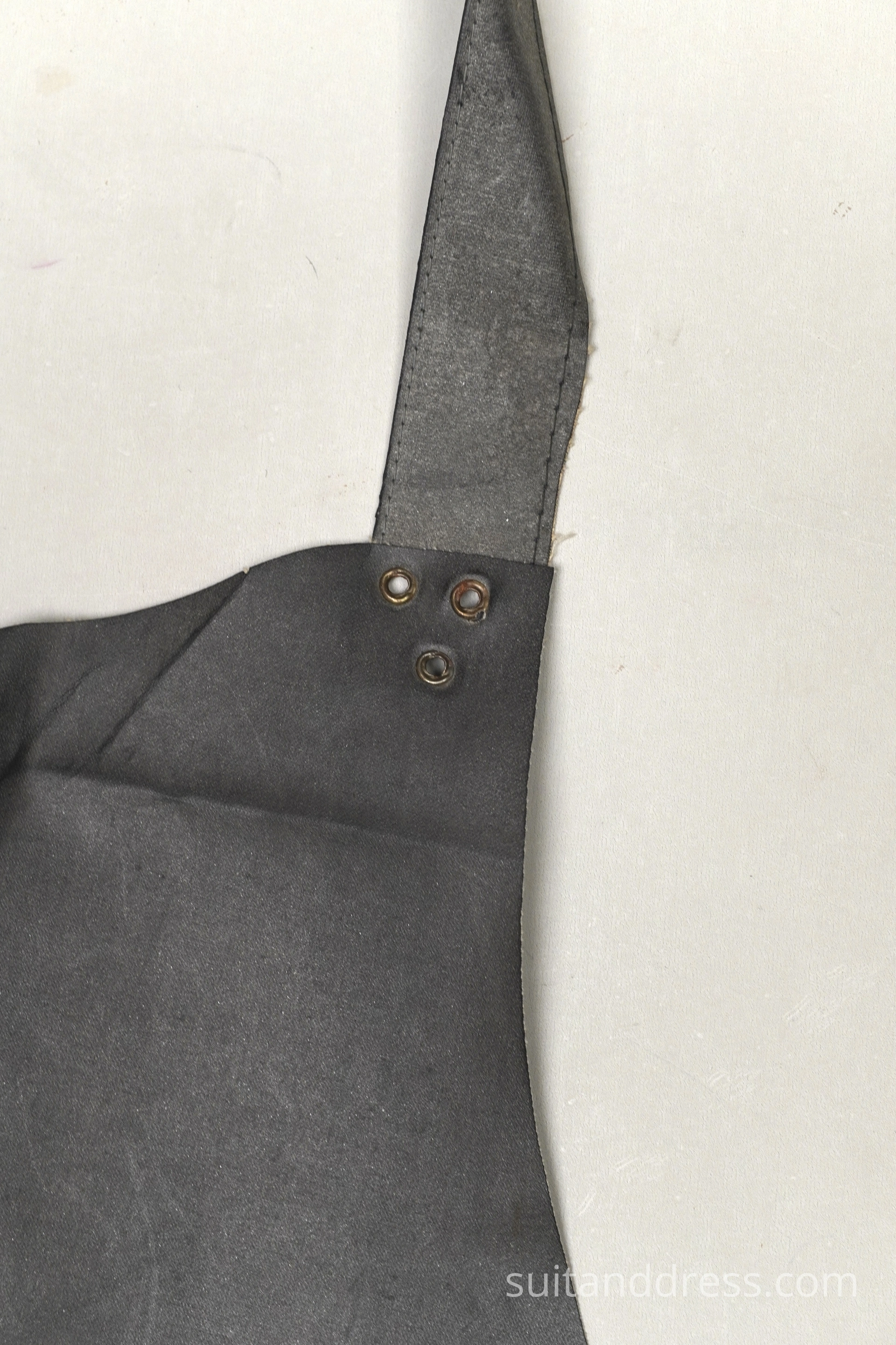 vintage resin coated soviete work apron