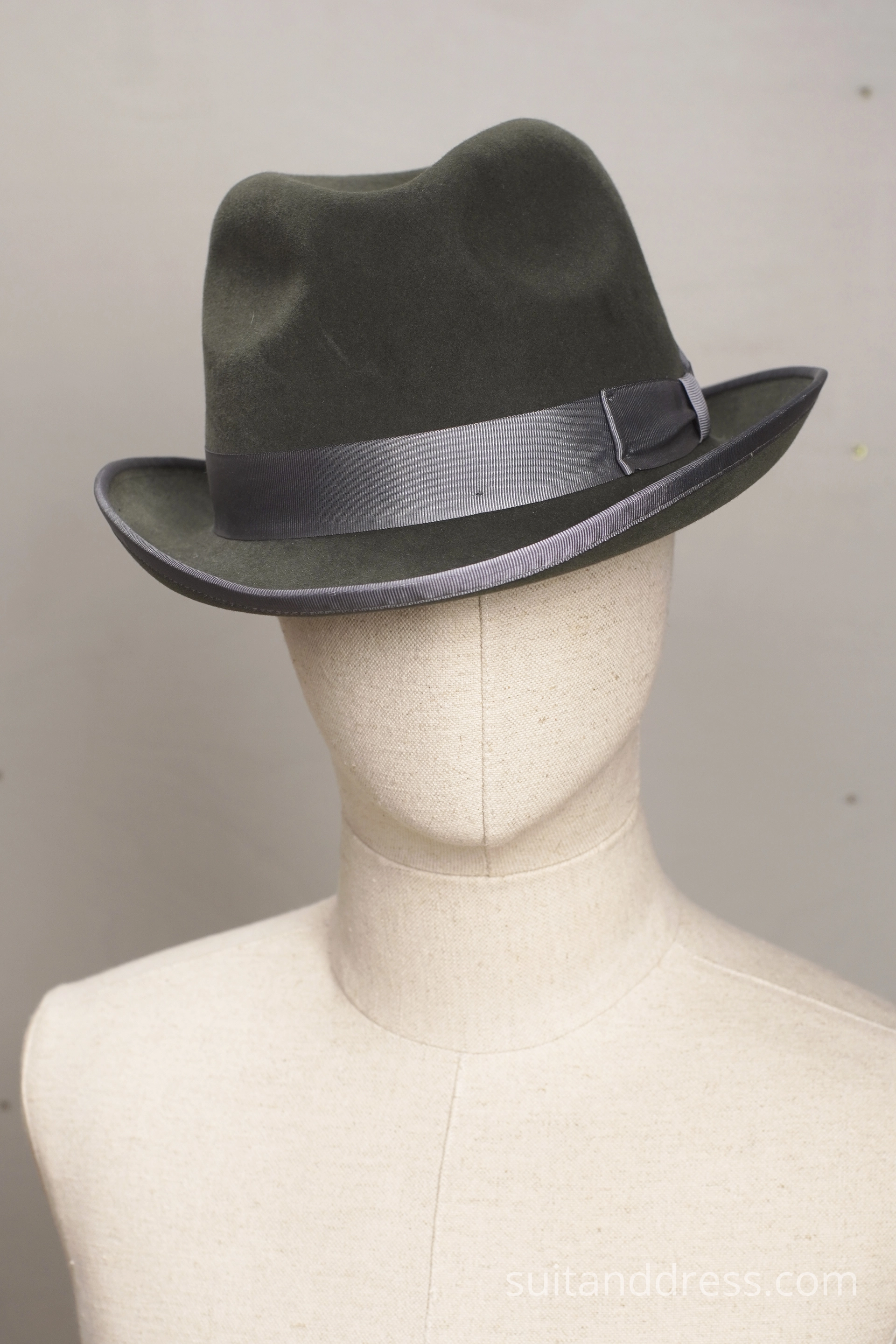 homburg hat fedora 1950s mens hat