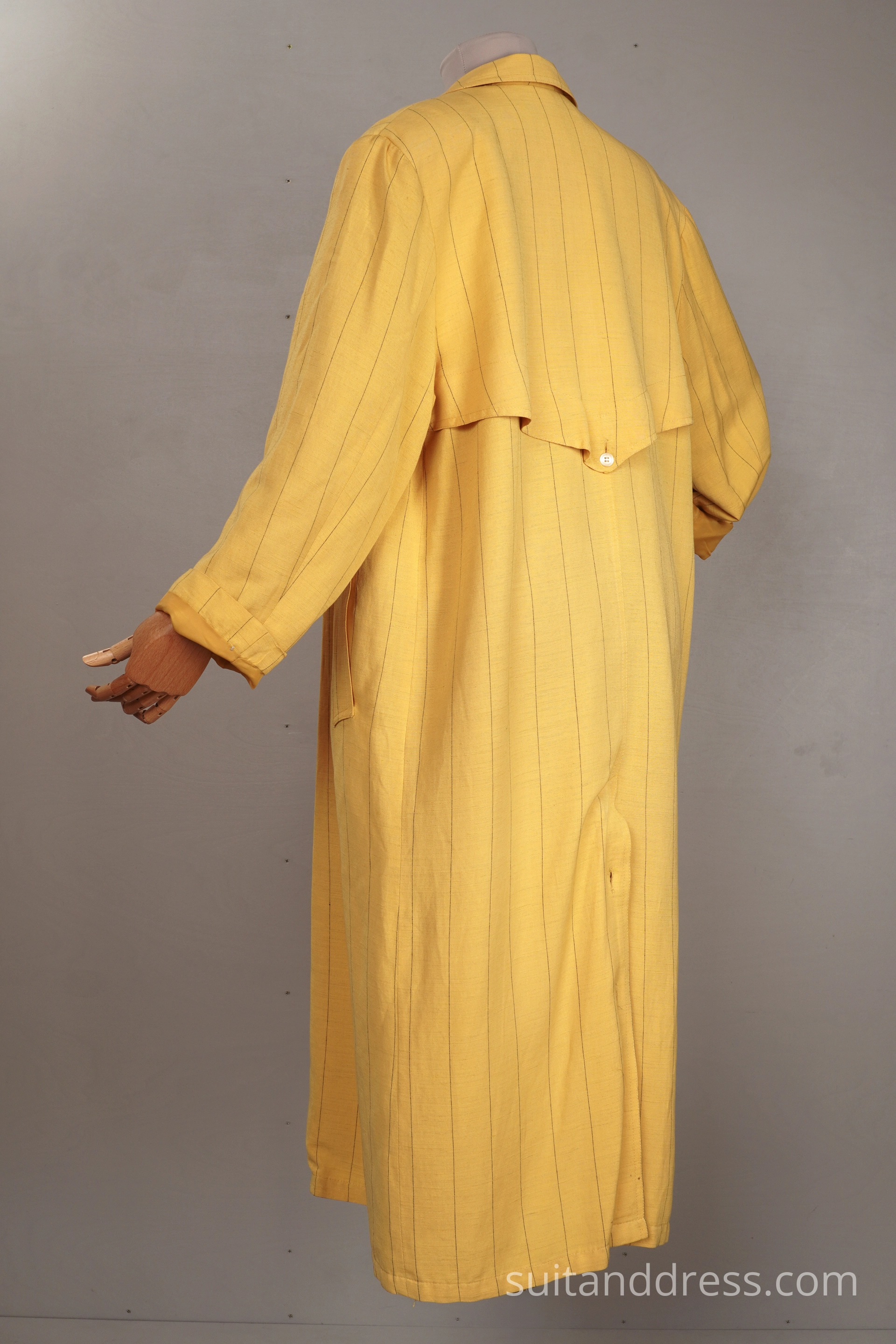 80s summer linen duster coat