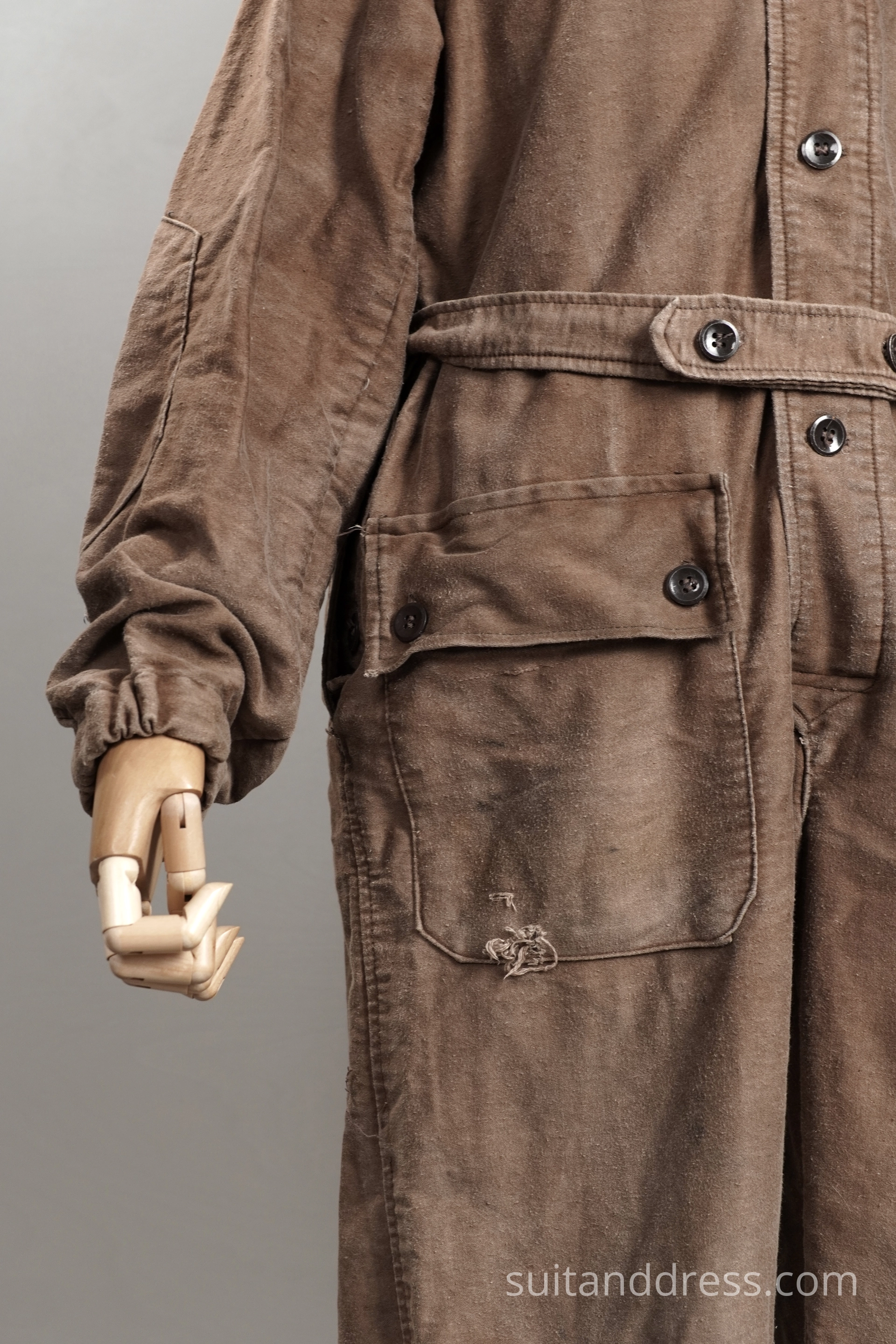mid century workwear sovier coveralls
