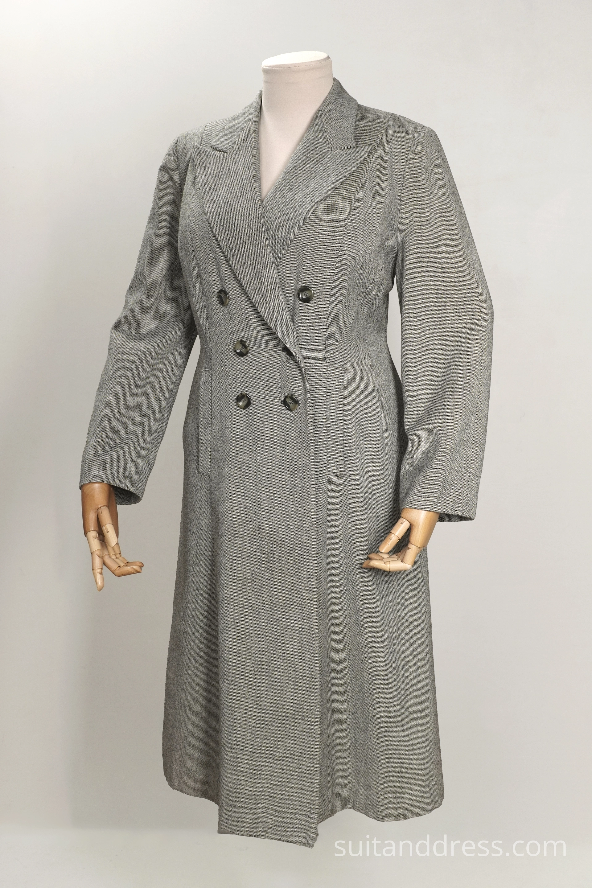 1940s tweed autumn coat