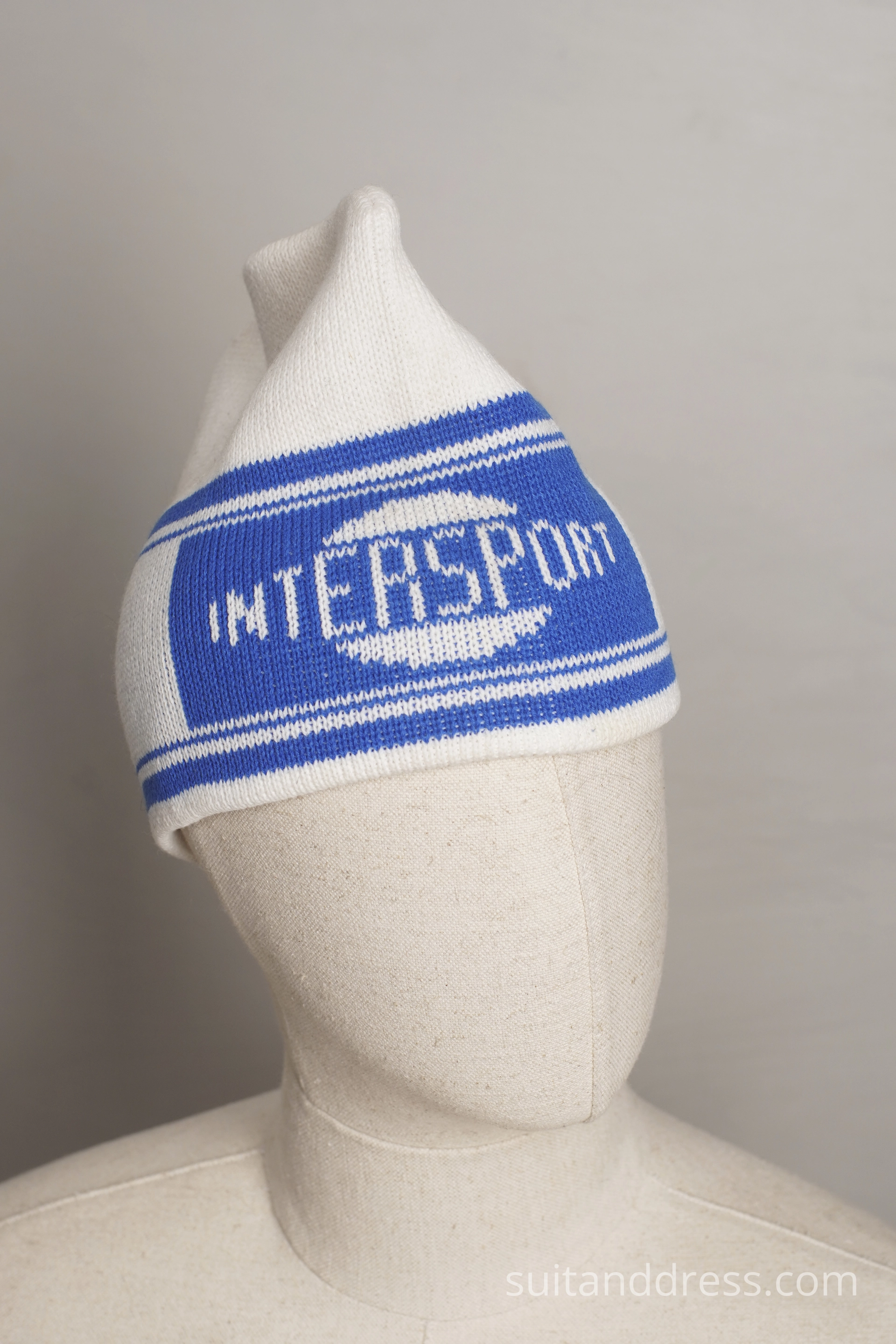 vintage 70s 80s sport beanie intersport knitted ski cap rent