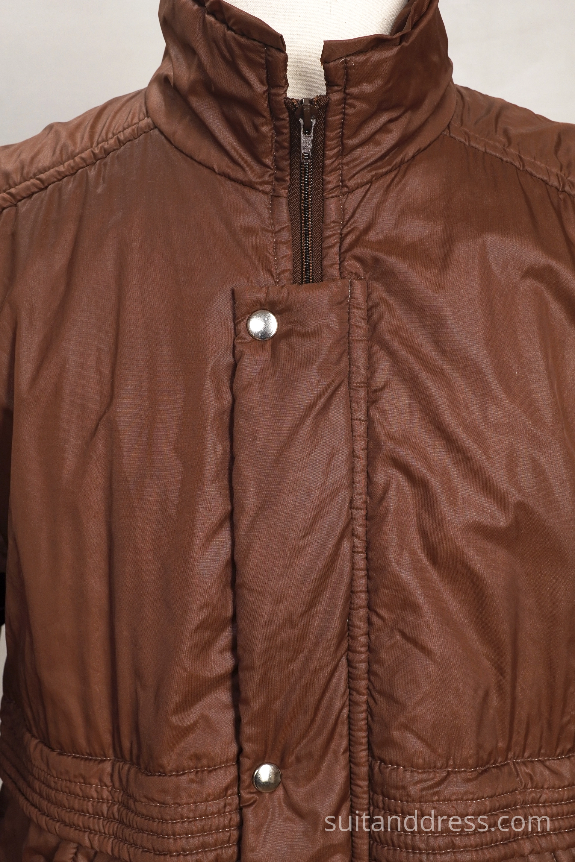 1980s soviet puffer jacket vintage polyester 80ties style
