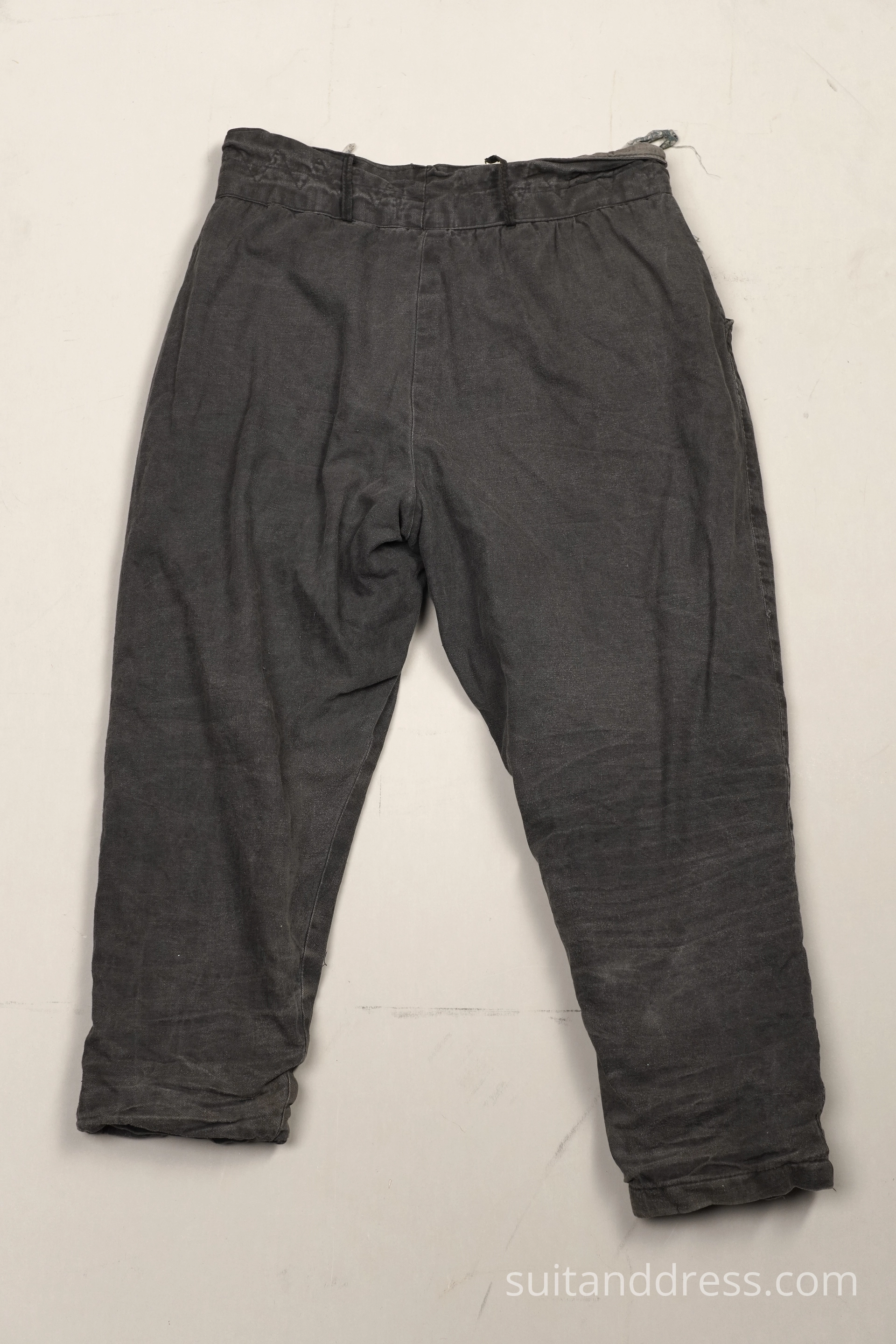 vintage soviet padded work trousers