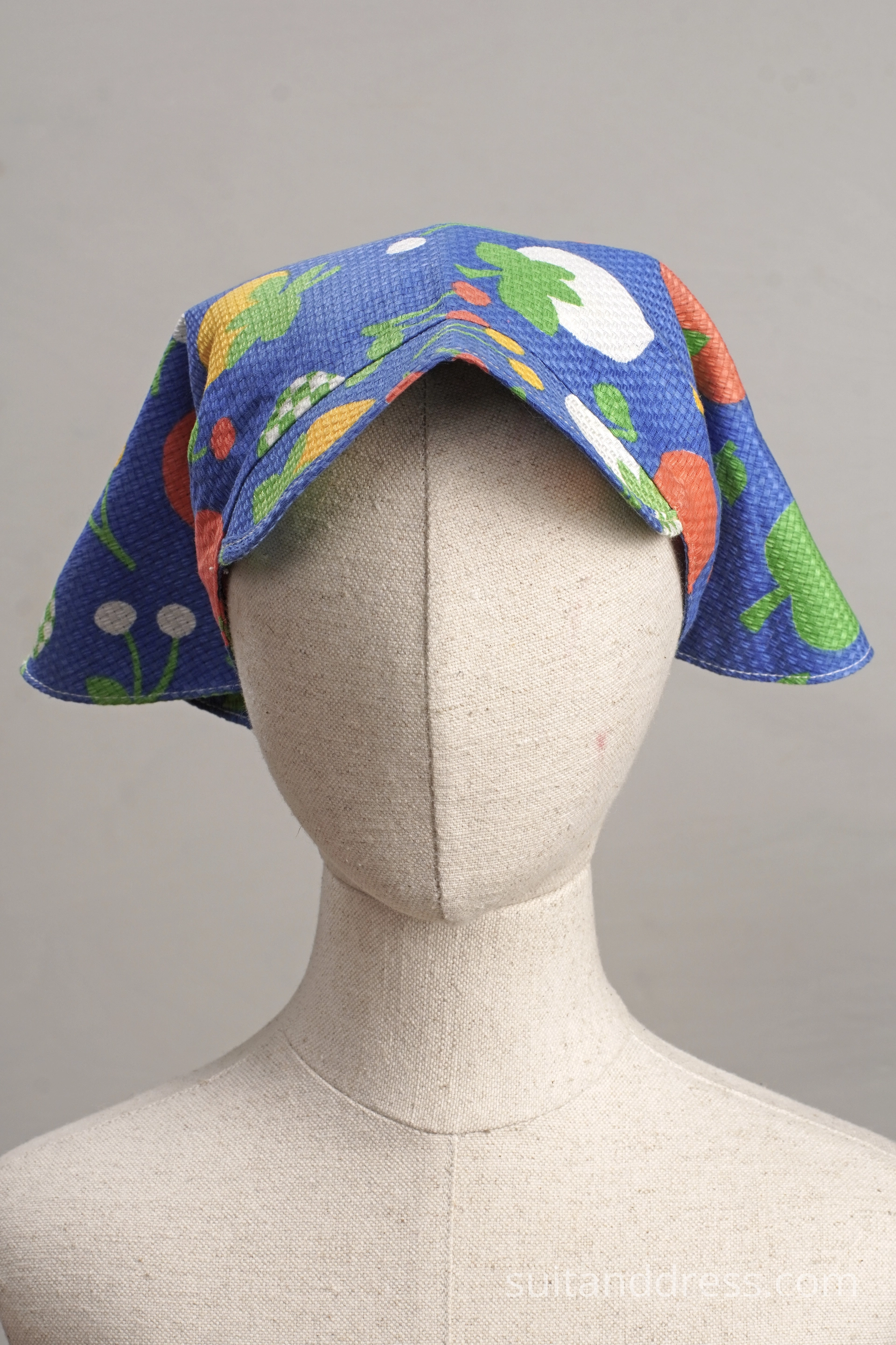 Soviet vintage girls summer headwear