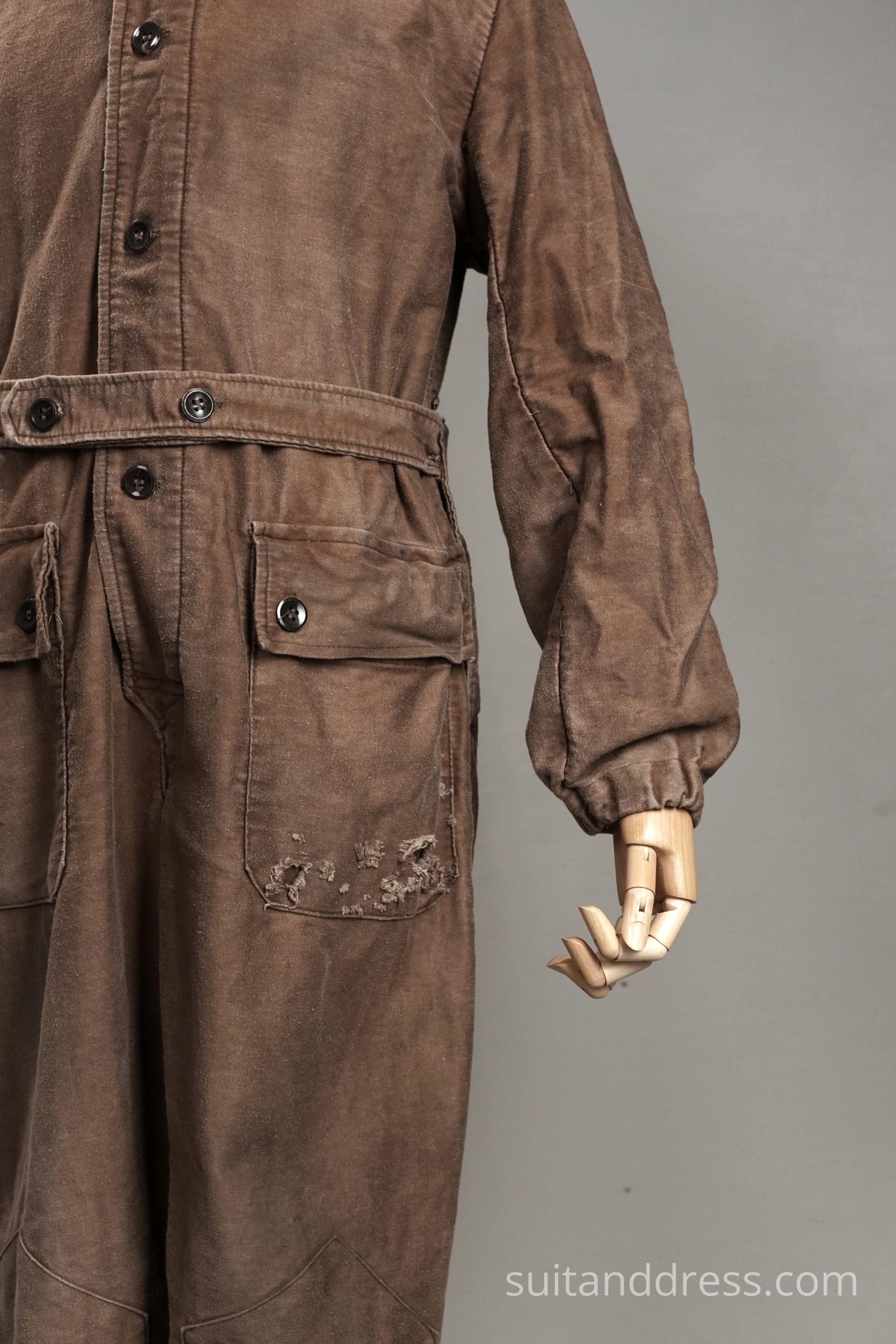 mid century workwear sovier coveralls