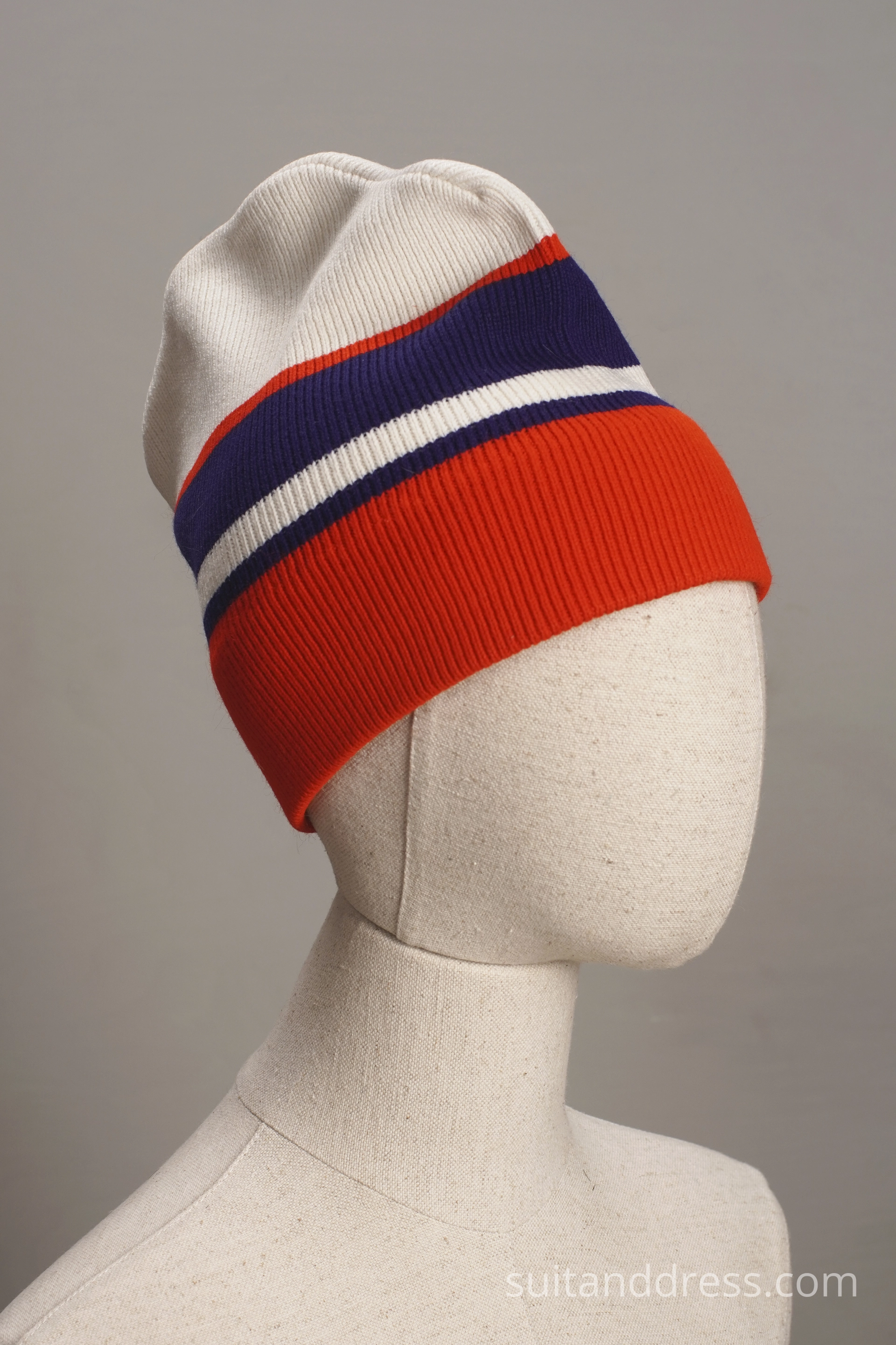 1980s sport ski hat vintage women knit beanie 