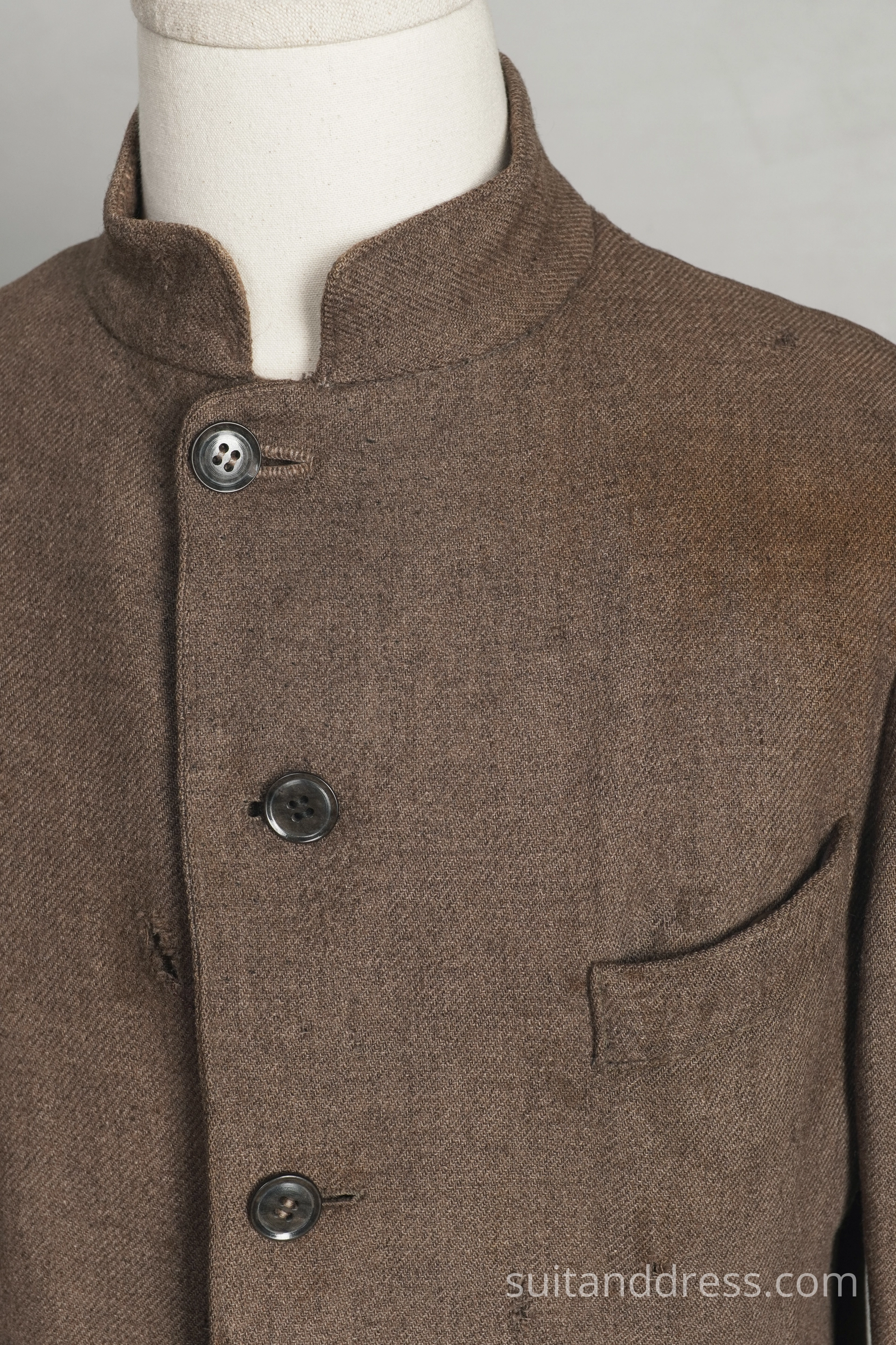 Edwardian style mens distressed workwear jacket vintage costume rent Riga film professionlas