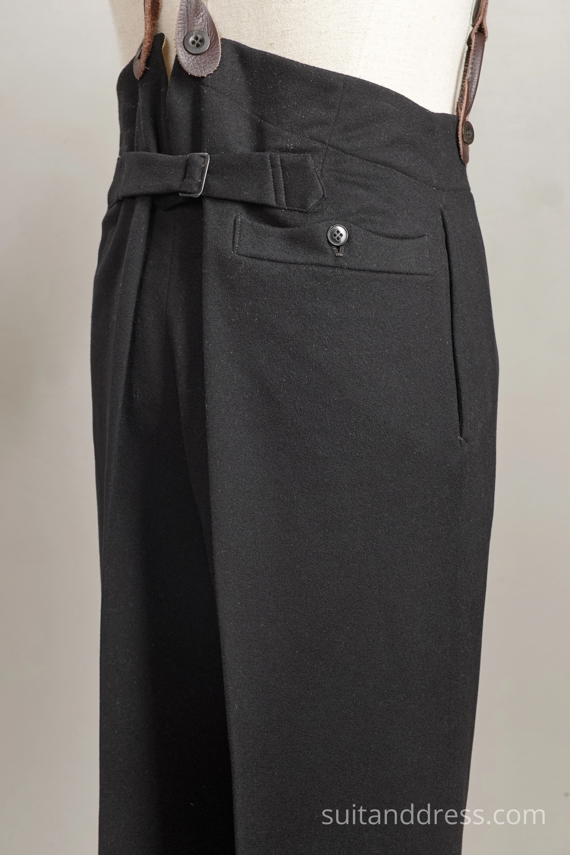 Edwardian suit velvet collar