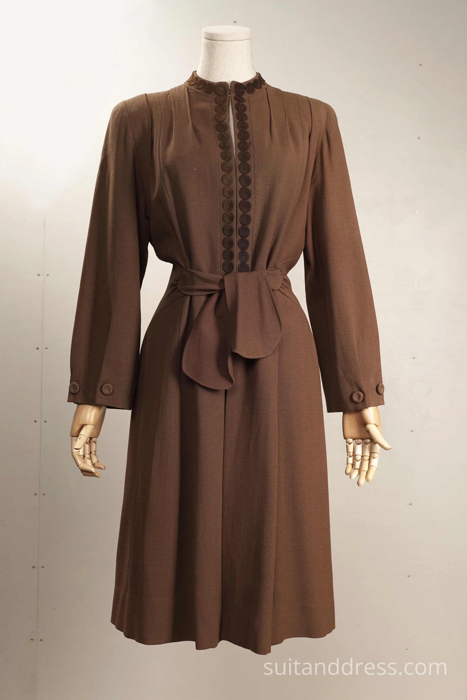 1930s ladies wool crepe coat for rent
