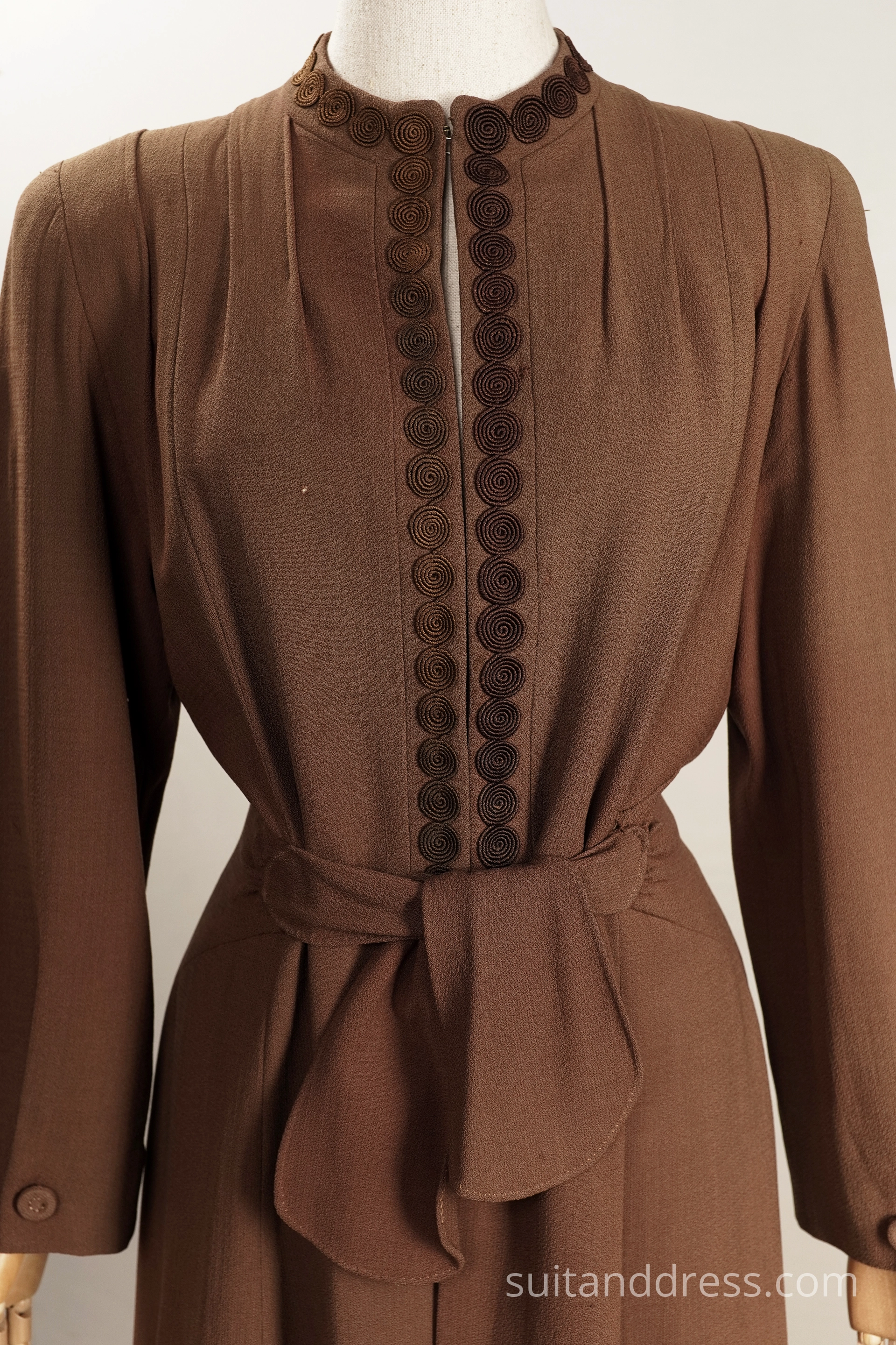1930s ladies wool crepe coat for rent