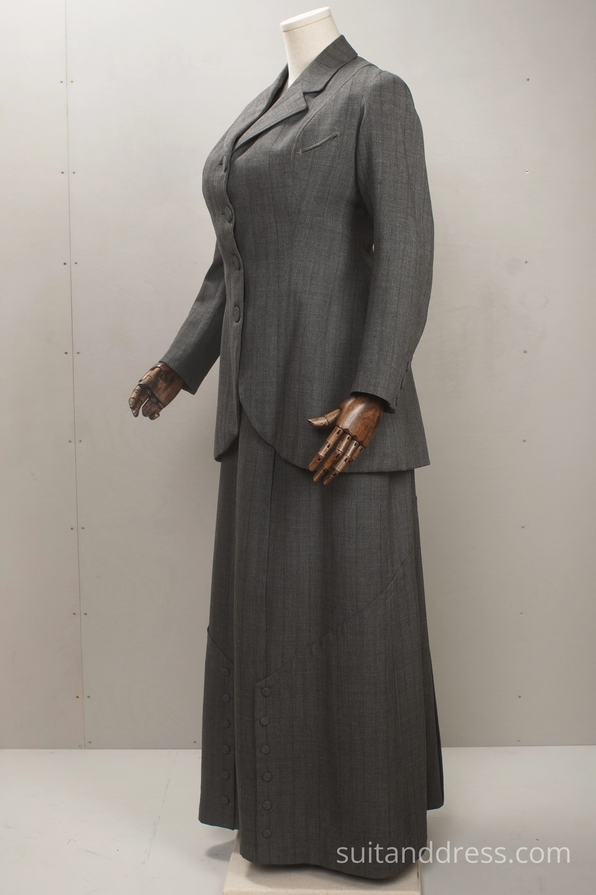 Antique edwardian walking suit 1910s womens fashion rent historical costumes