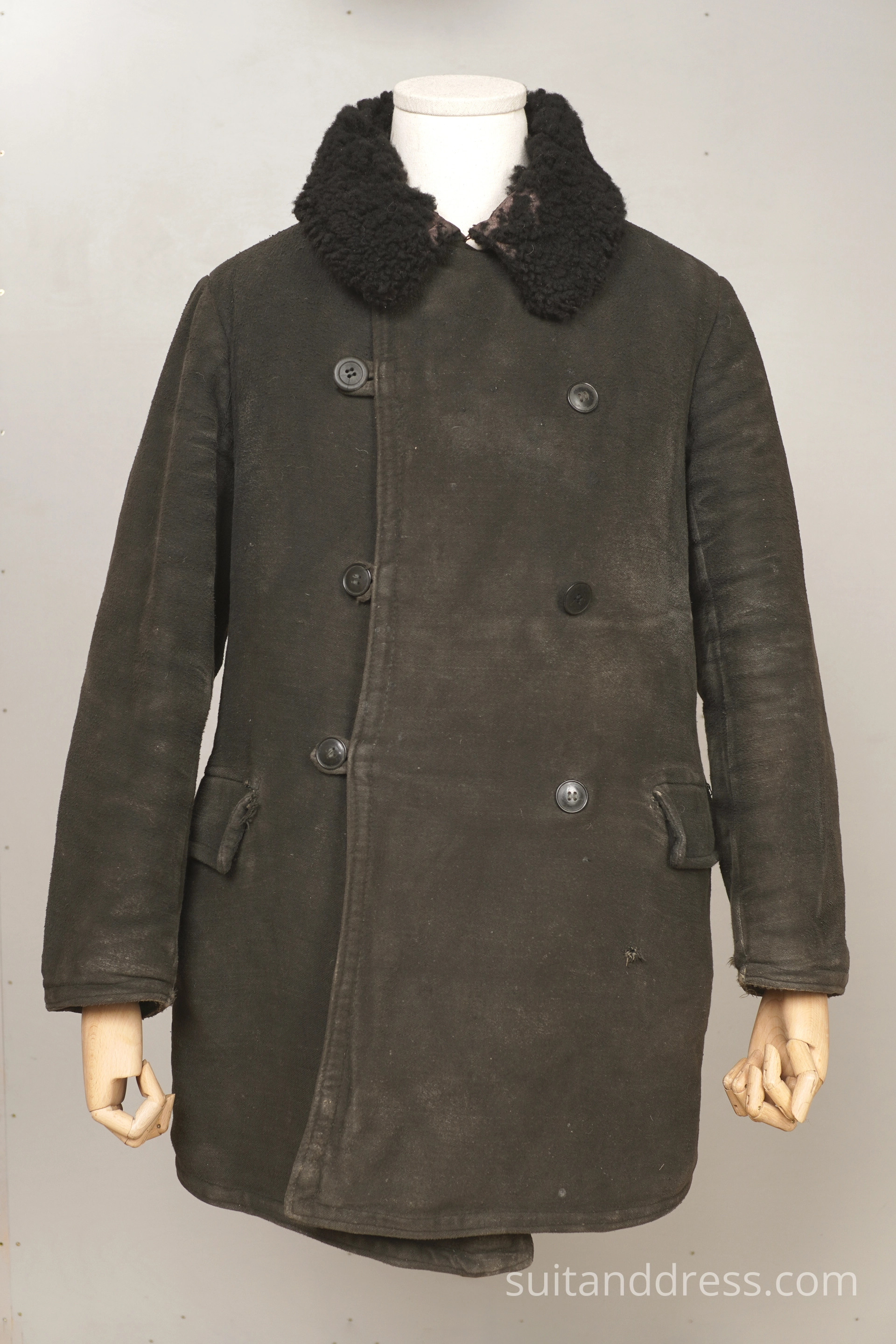 Post WW2 work coat sheepskin 
