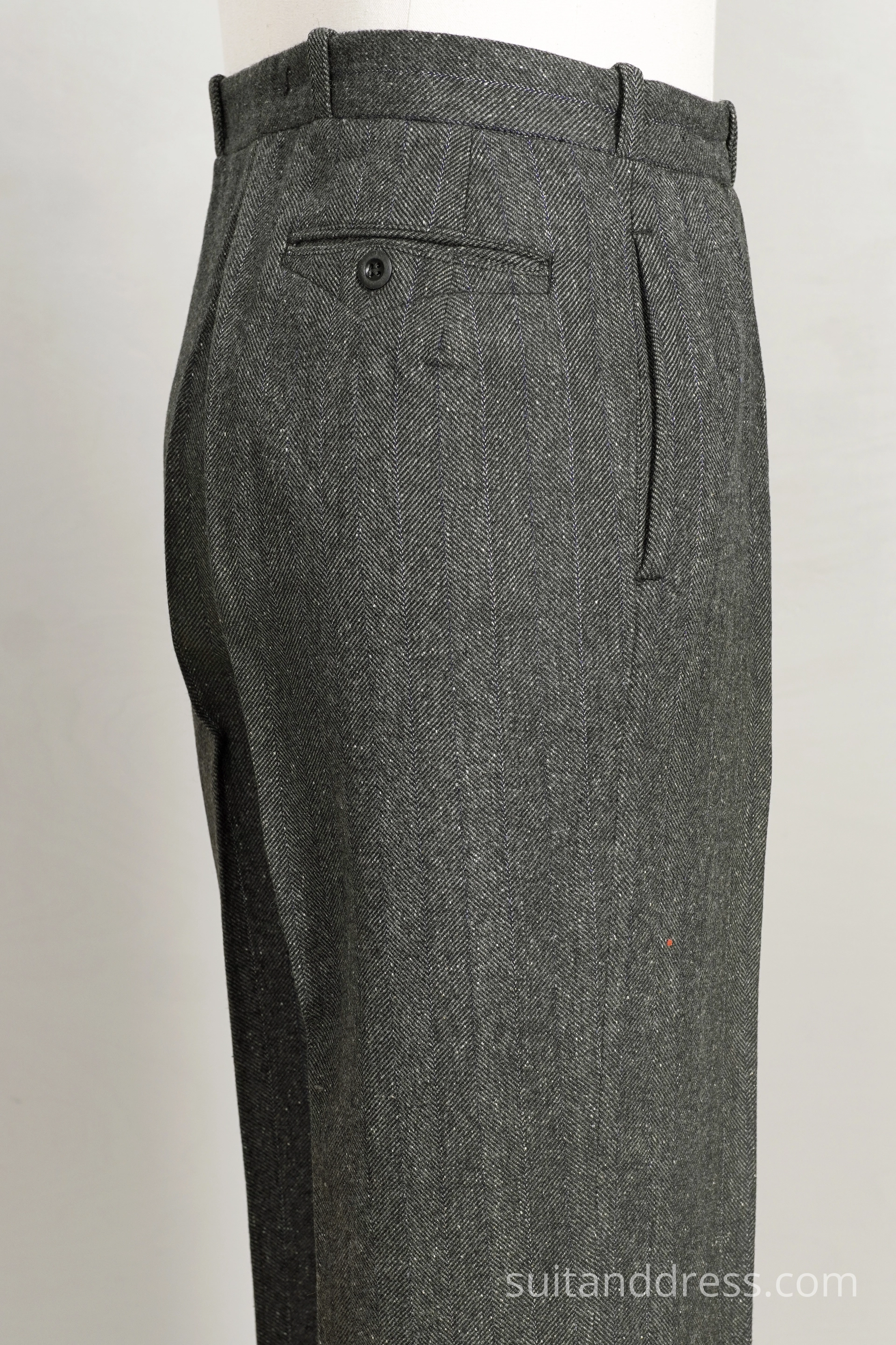 1940s double breasted tweed suit