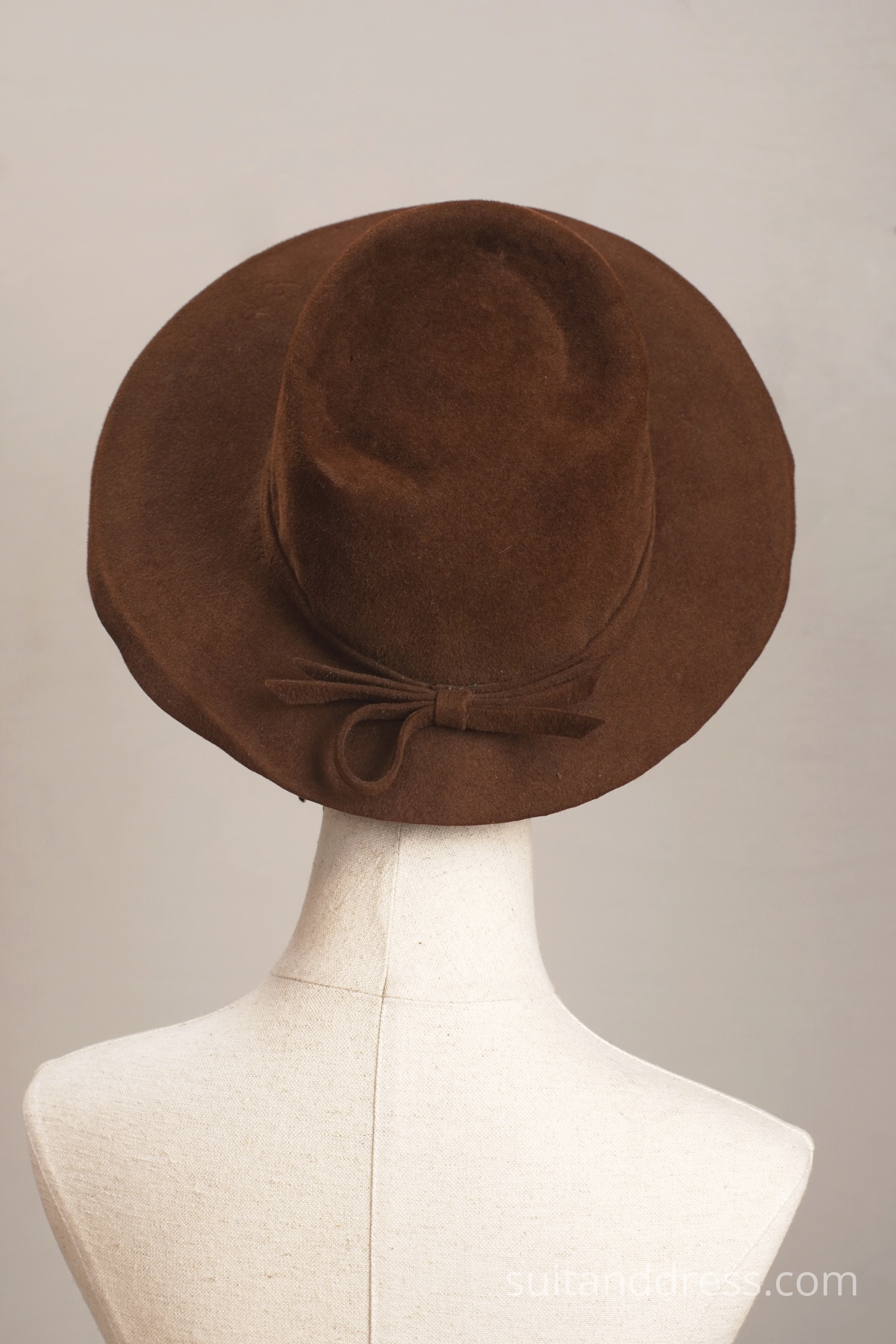 1940s wide brims felt hat