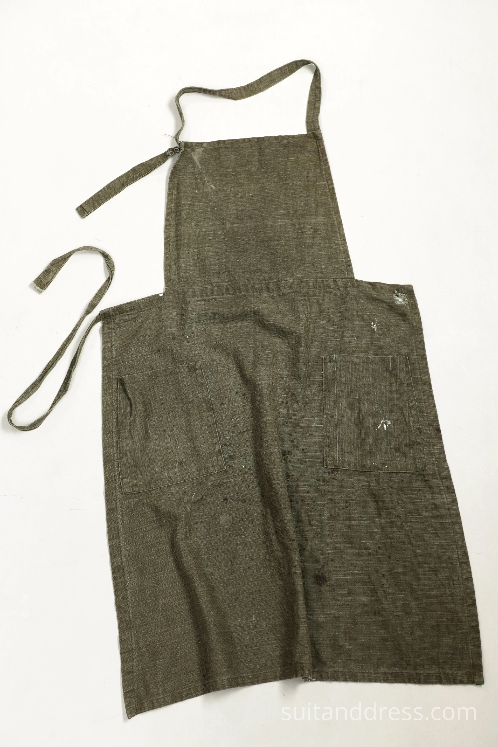 cotton stained workwear apron