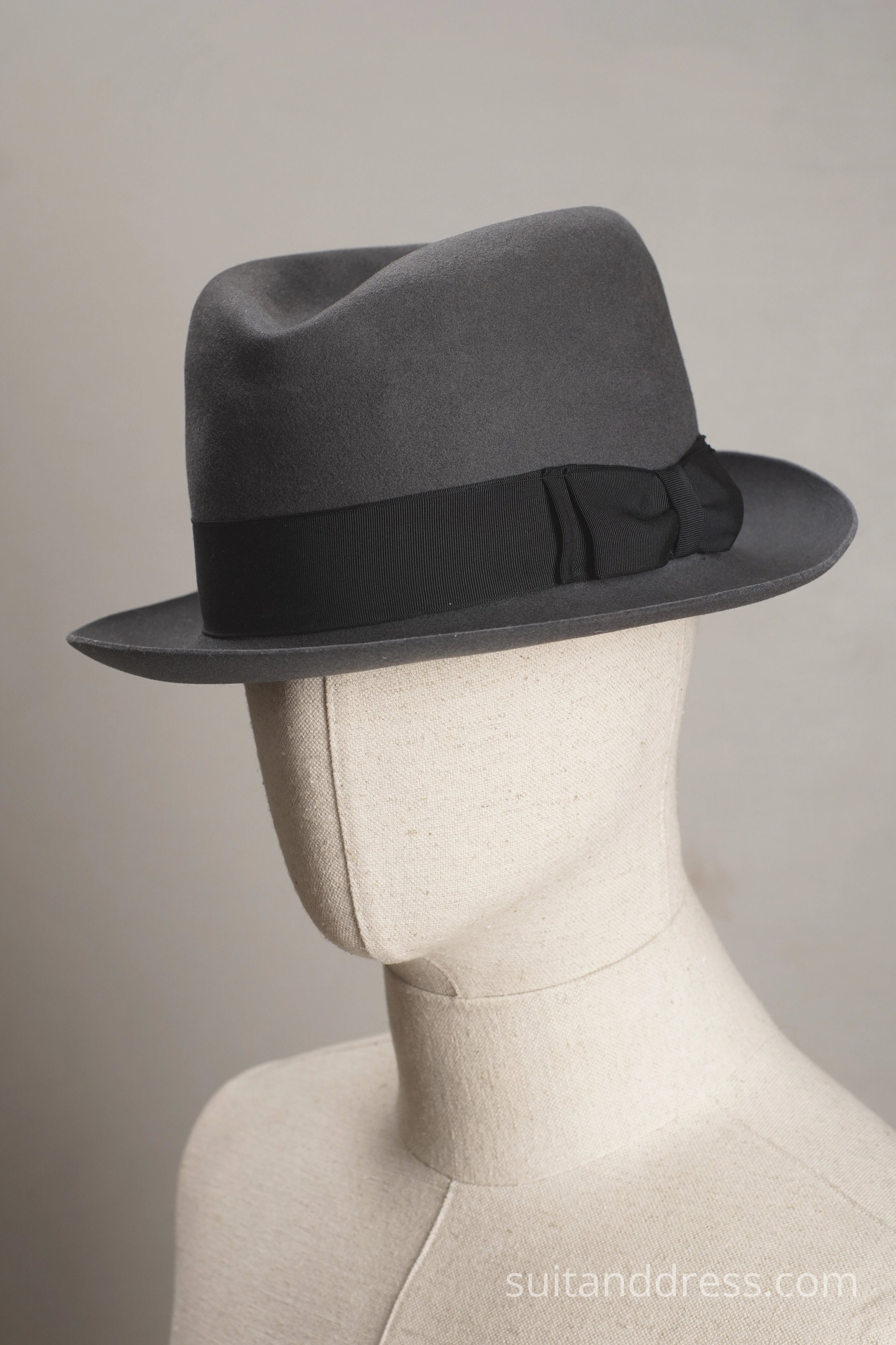 1960s fedora in grey vintage mens hats for rent