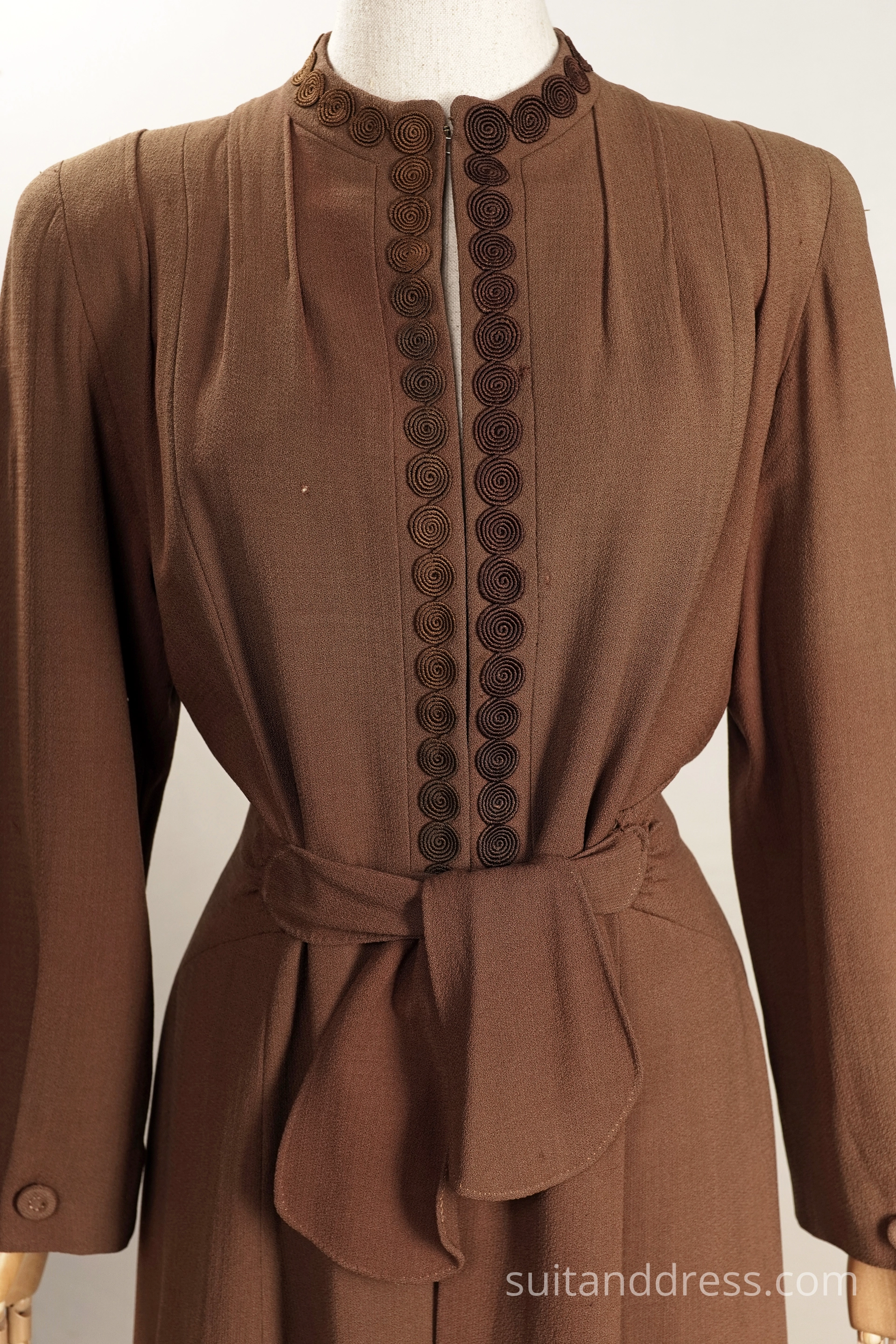 1930s ladies wool crepe coat for rent